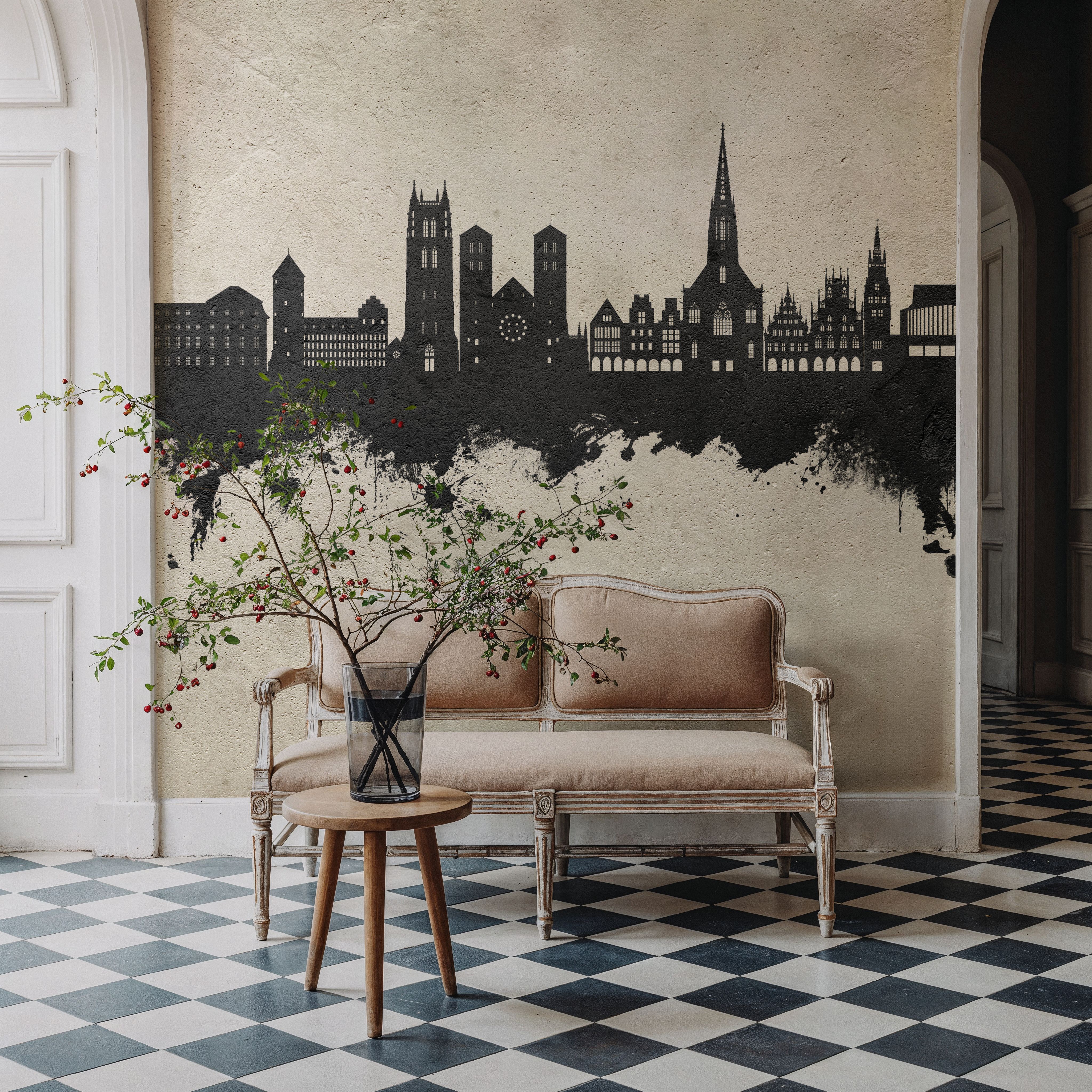 Münster Germany Skyline Concrete