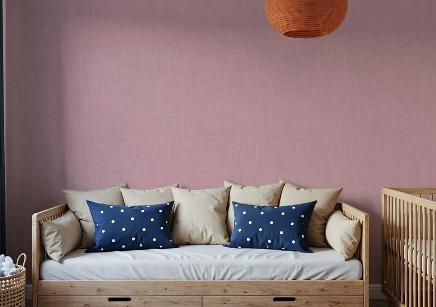 Mottled Linen Effect, Dusty Pink