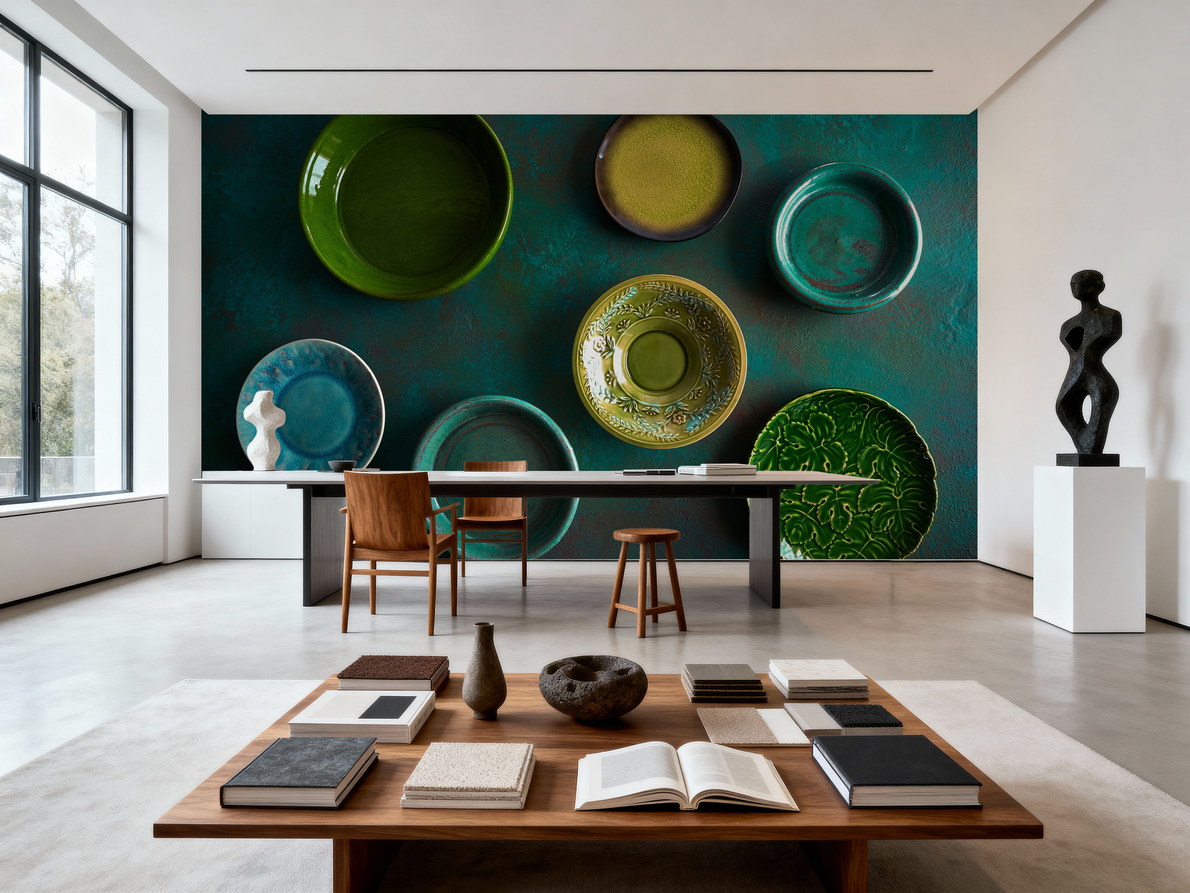 Emerald Ceramic Collection, Wallpaper