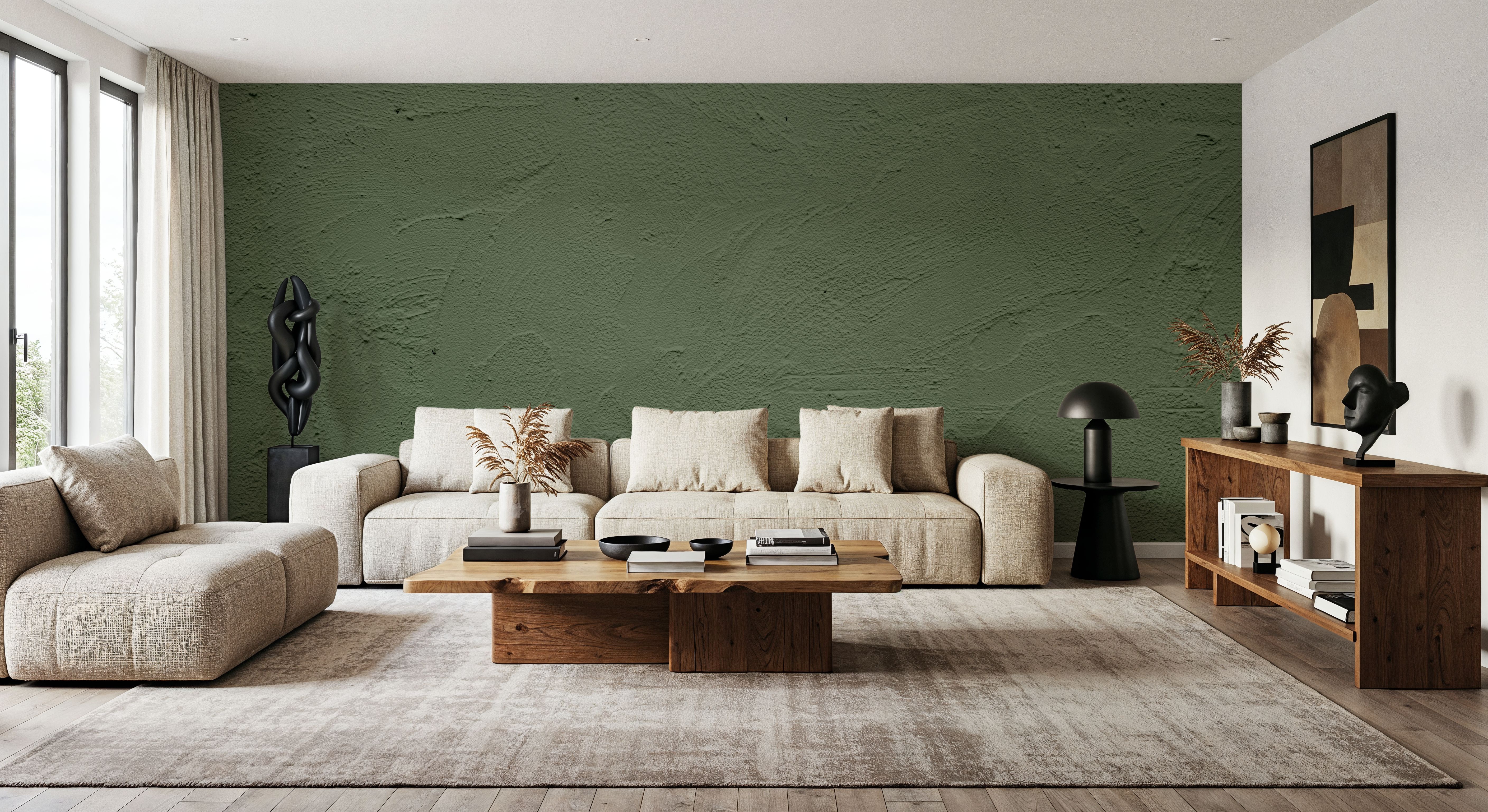 Green Plaster, Wallpaper