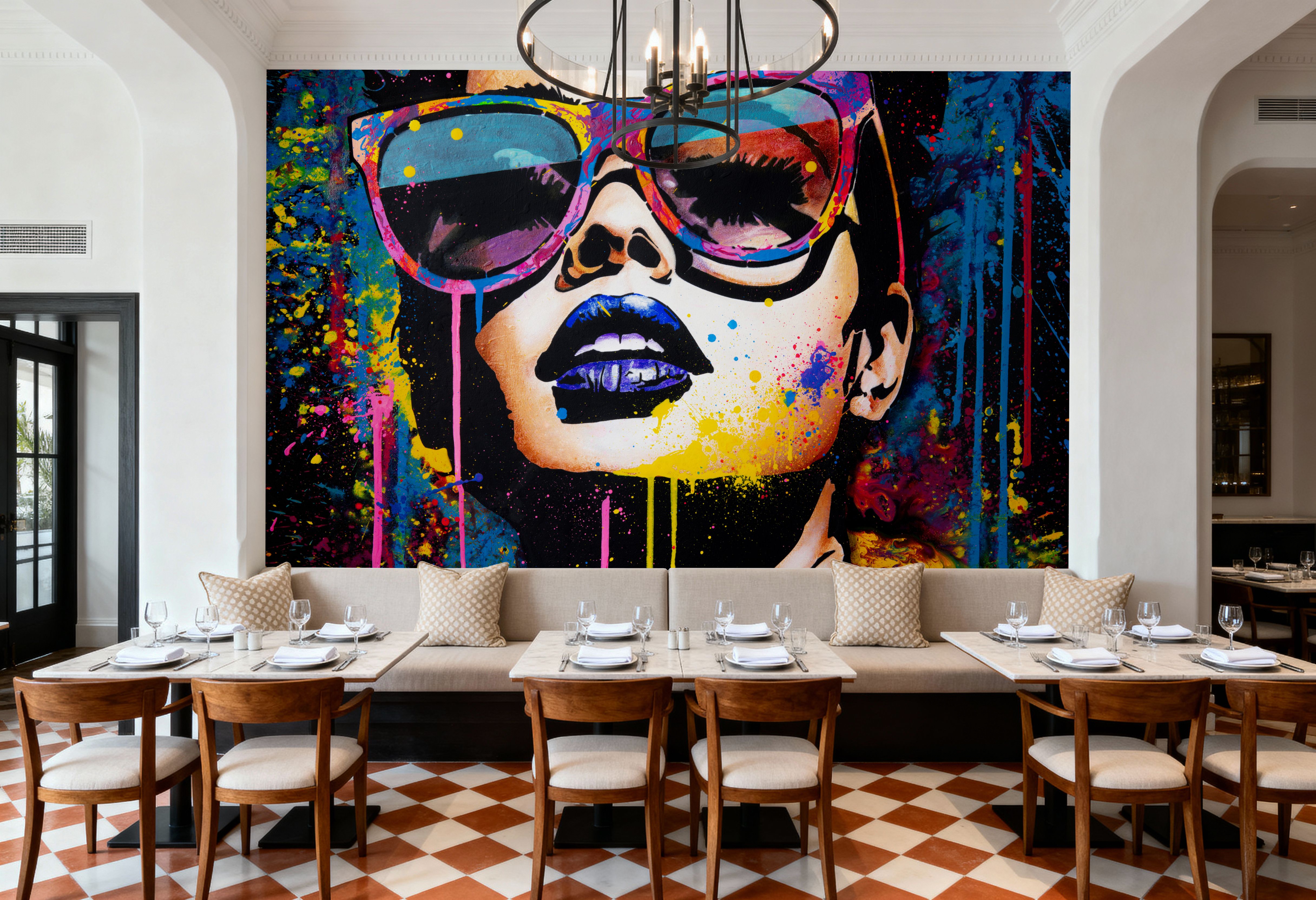 Glamour in Chaos, Tapet