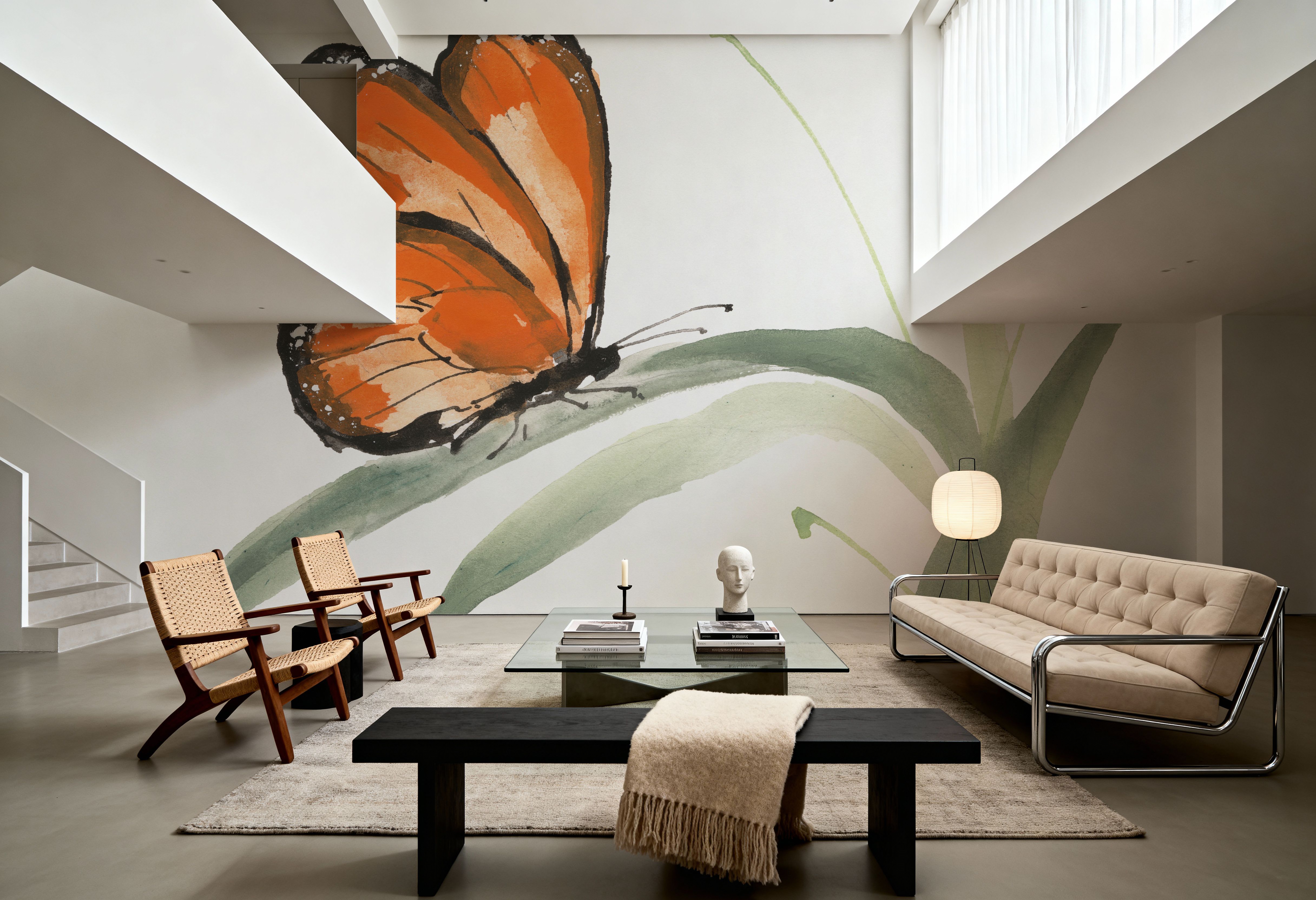 Butterfly Orange II, Tapeten