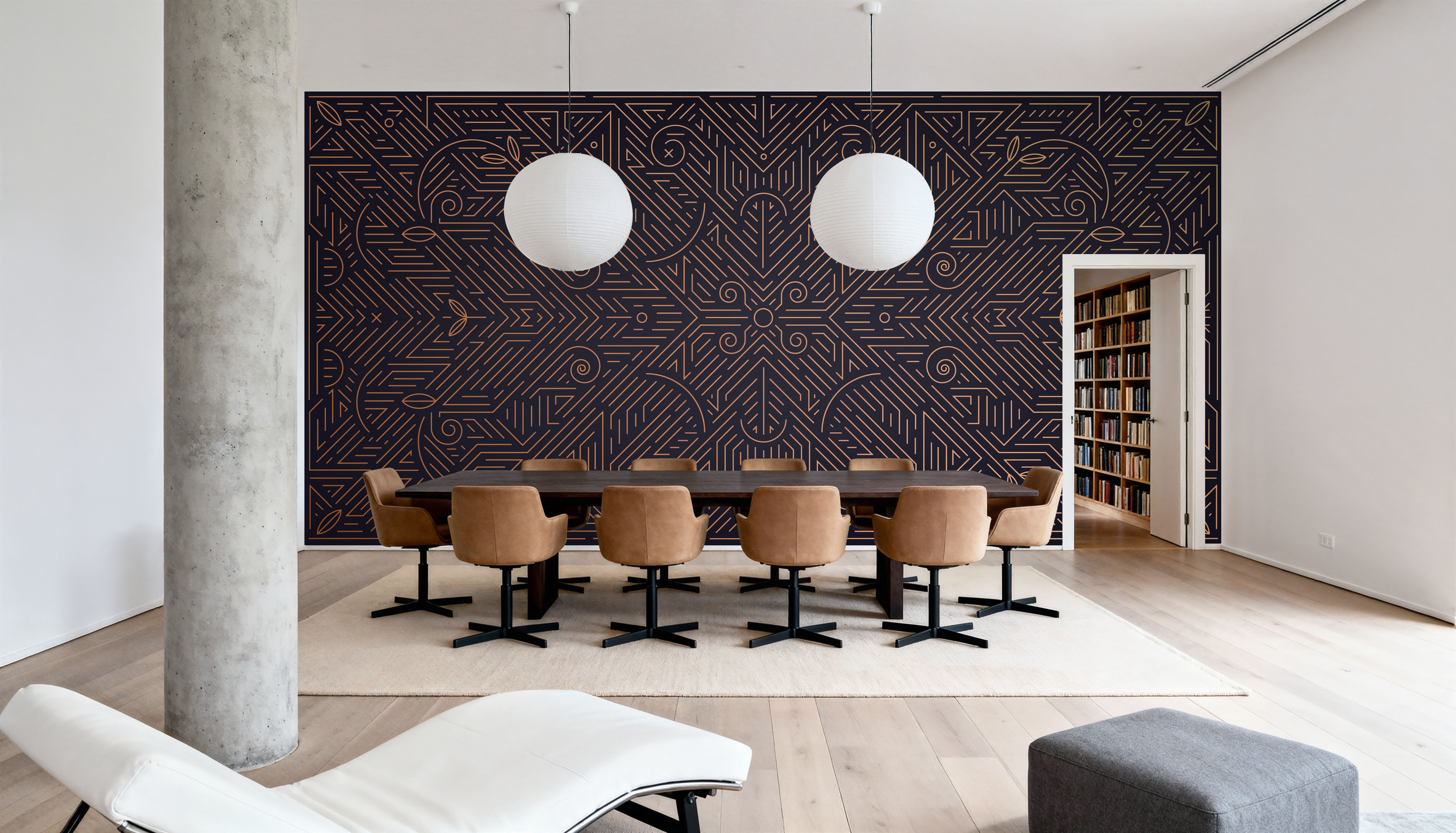 The Deco Wall, Wallpaper