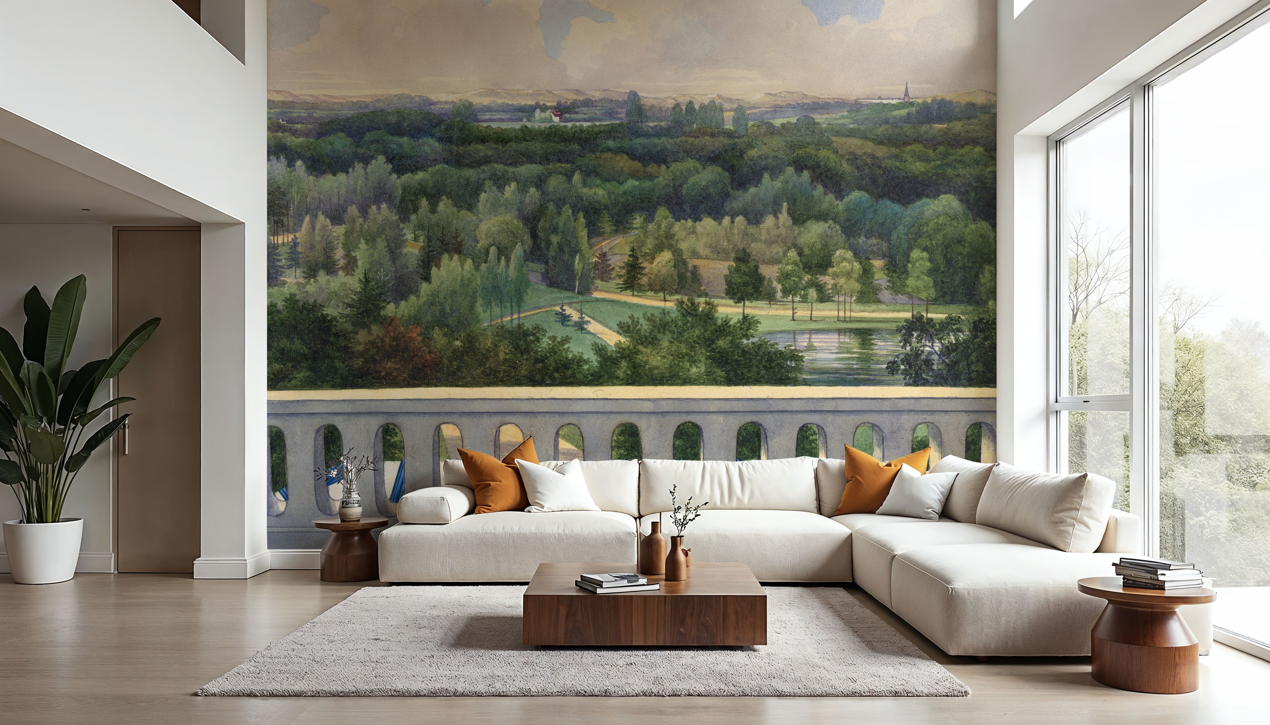 Park Views from a Balcony