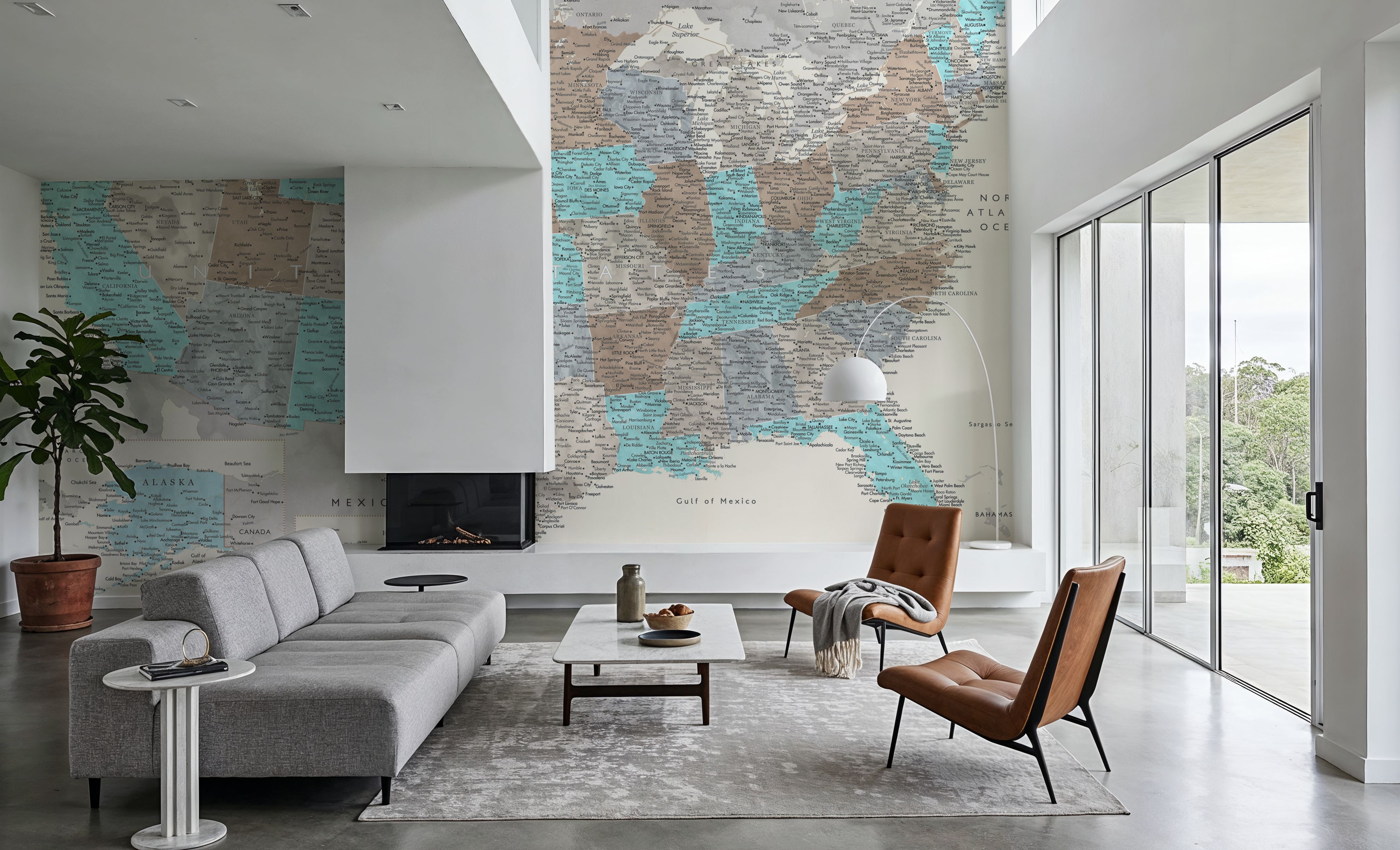 US Map Detailed - Romy