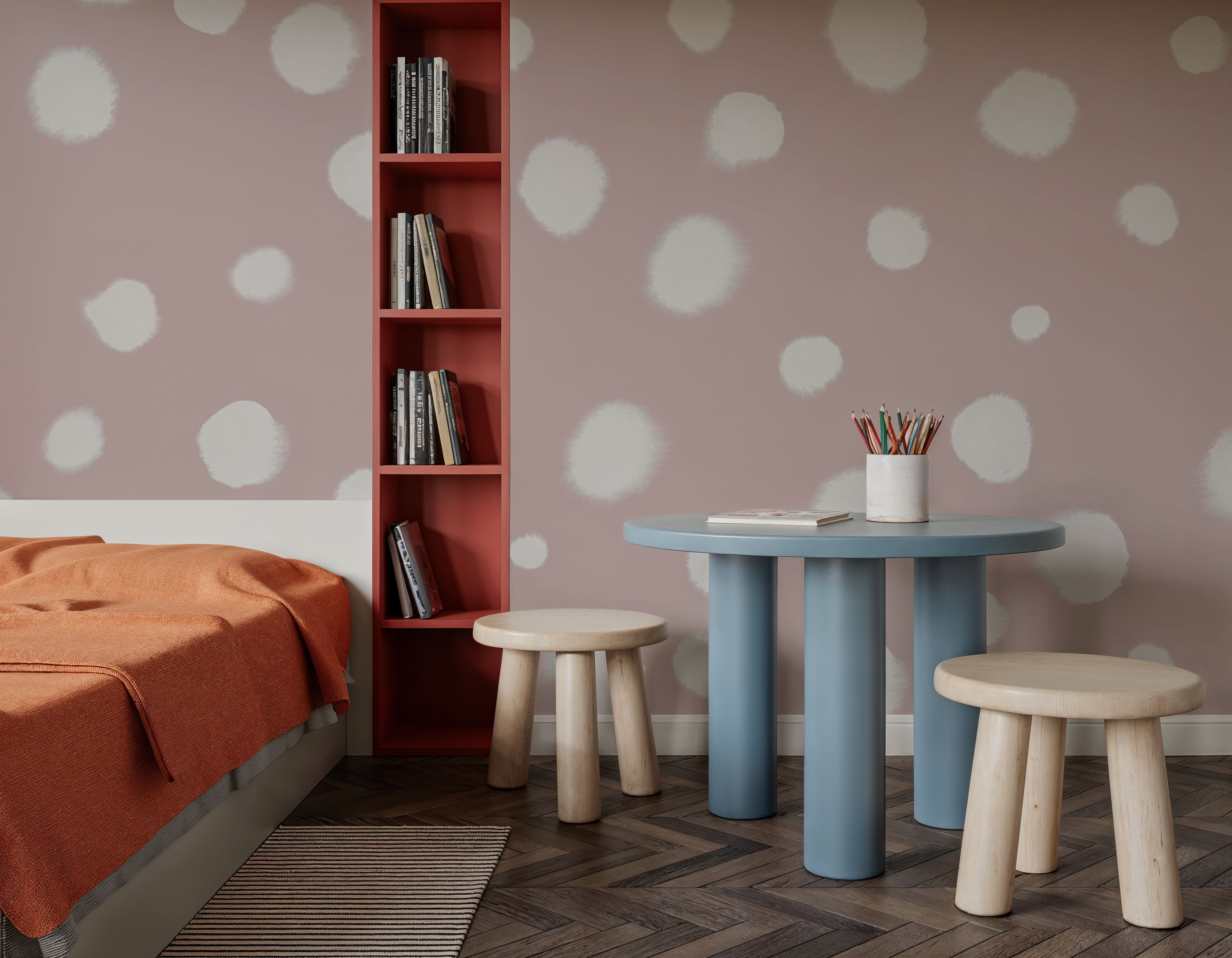Dalmatian, Dusty Pink