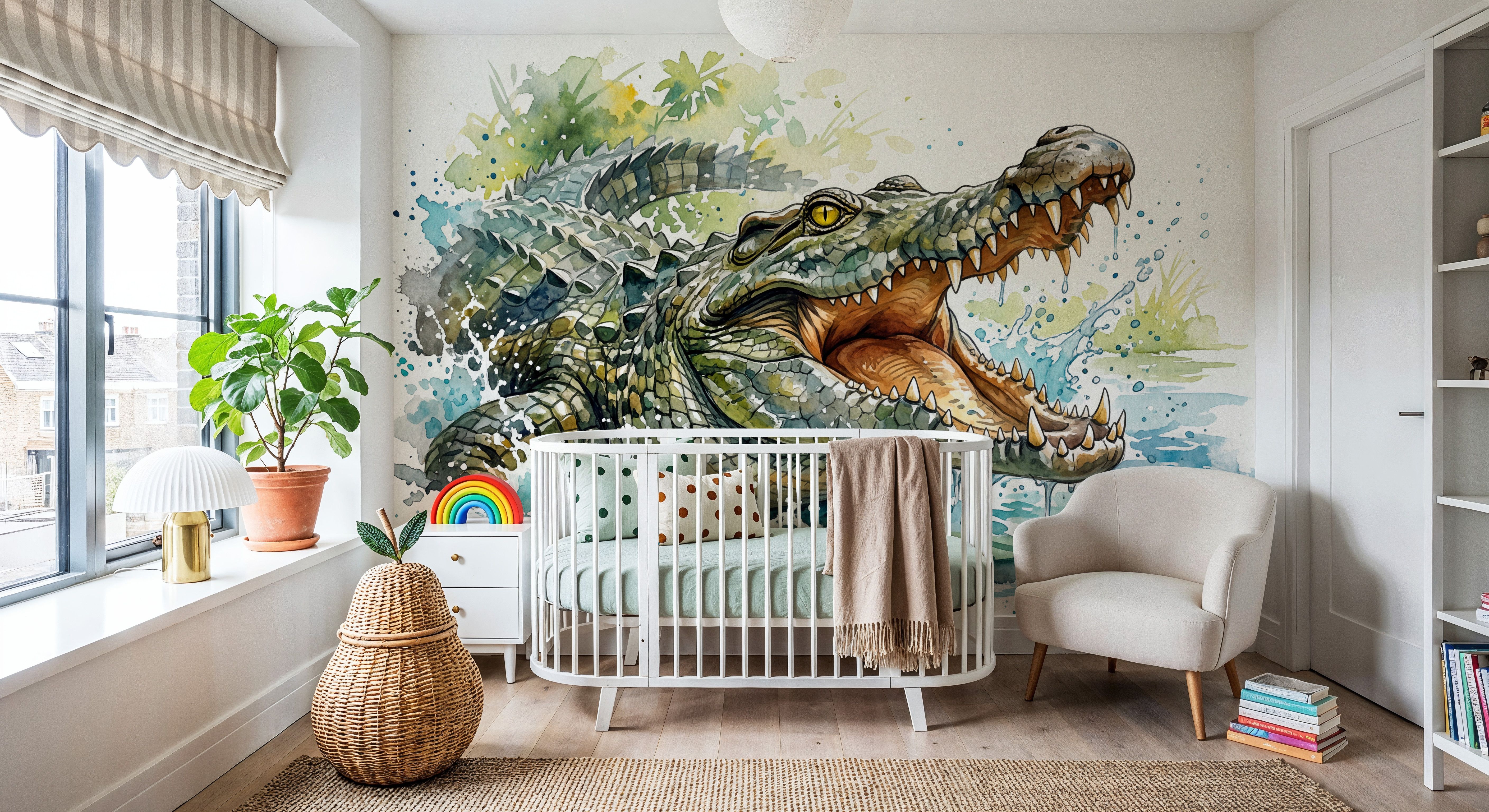 Crocodile - Watercolor Predators Series