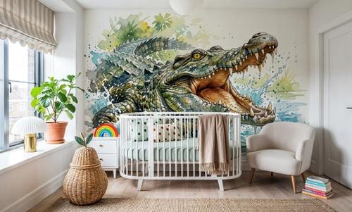 Crocodile - Watercolor Predators Series