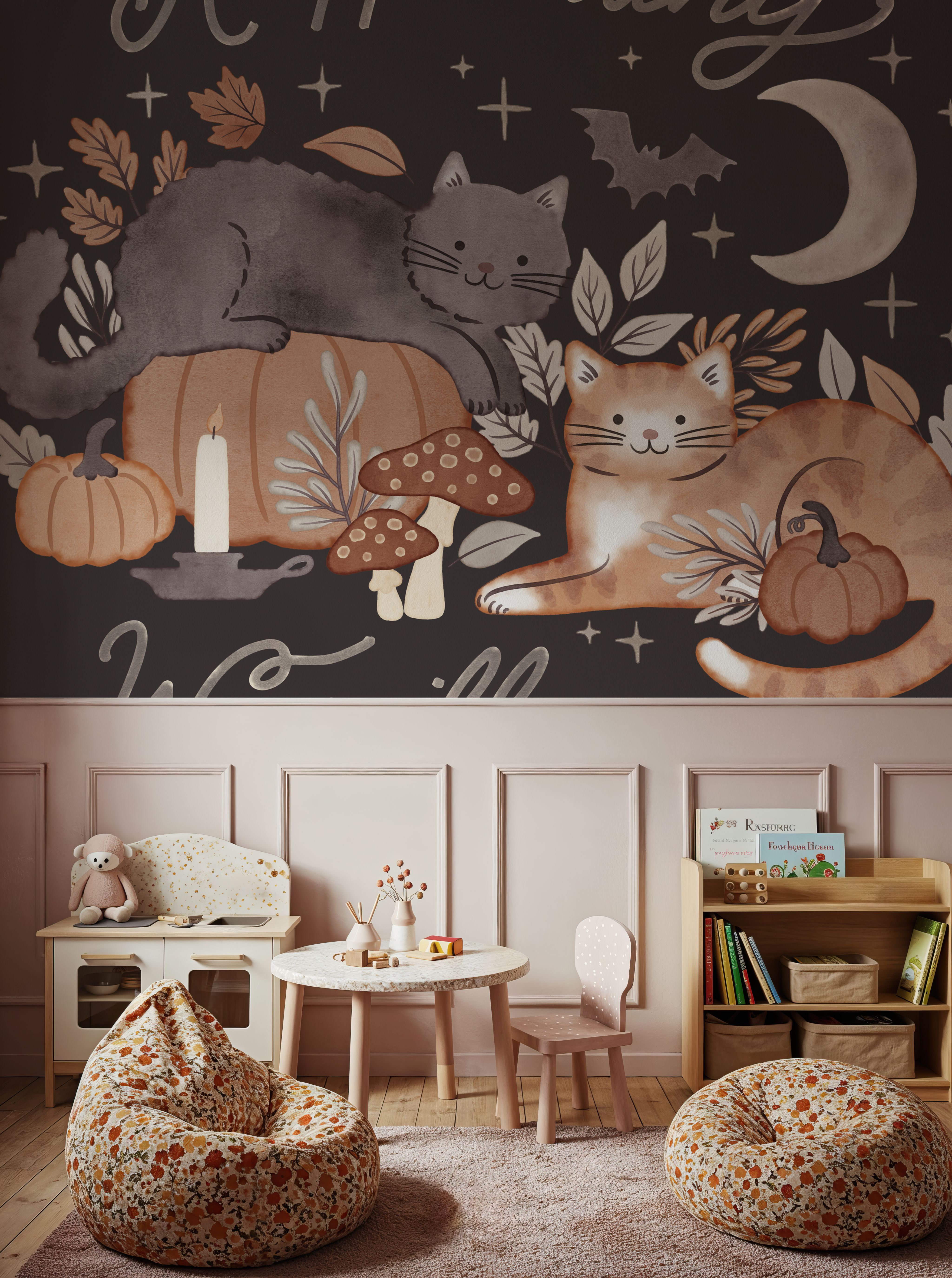 Pumpkins and Paws III Dark