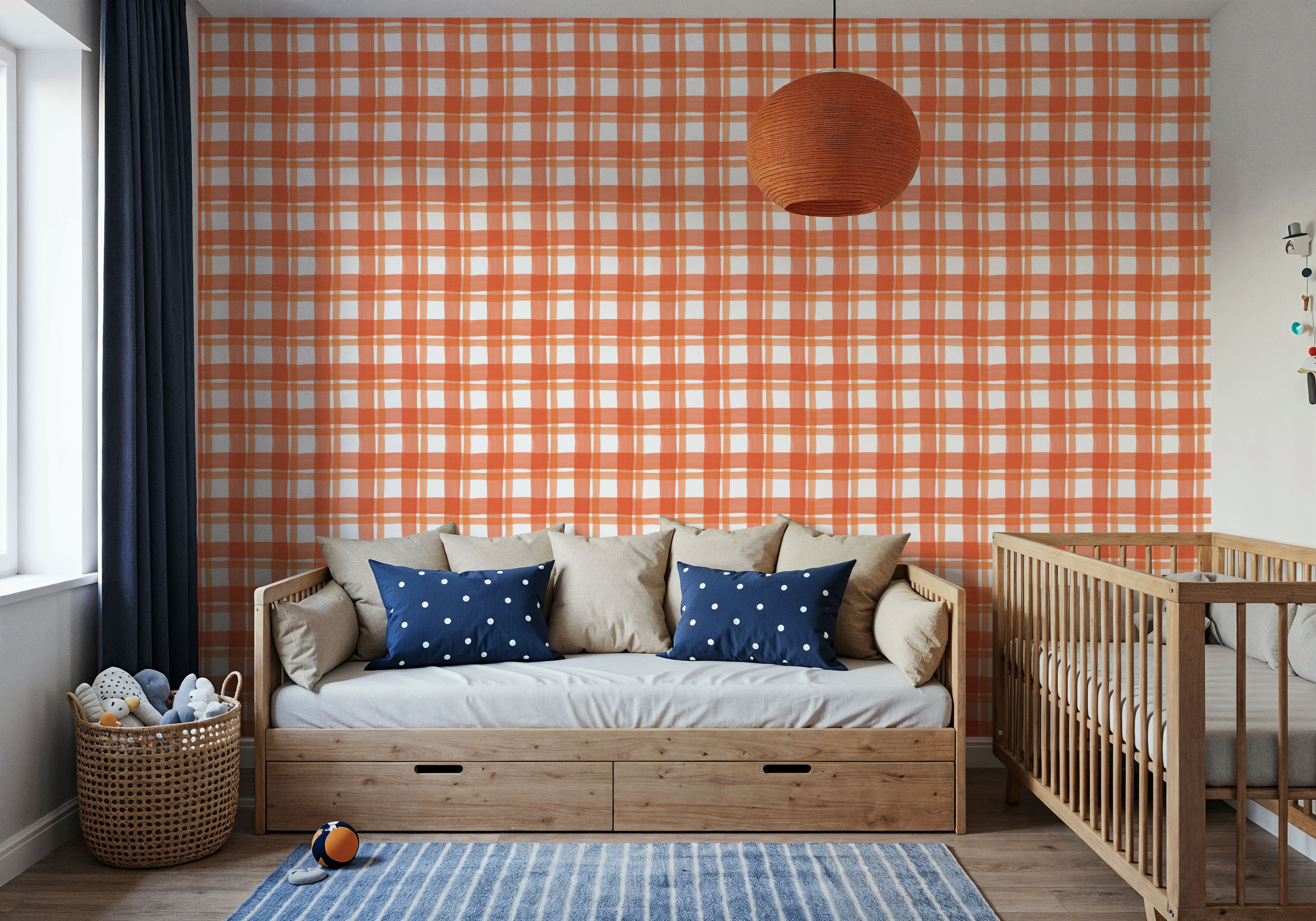 Summer Plaid Orange