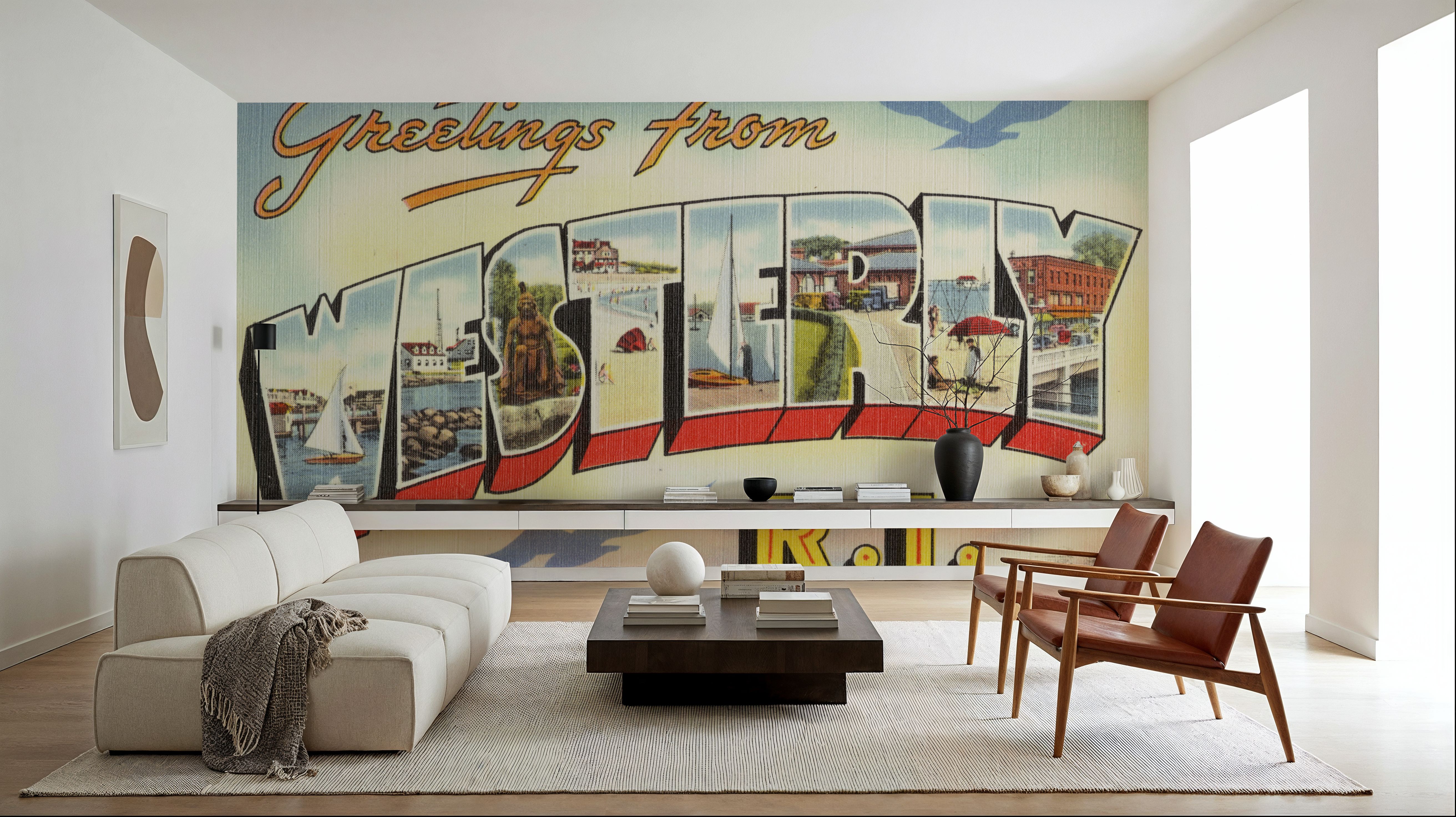 Greetings from Westerly - Screenprint Postcard