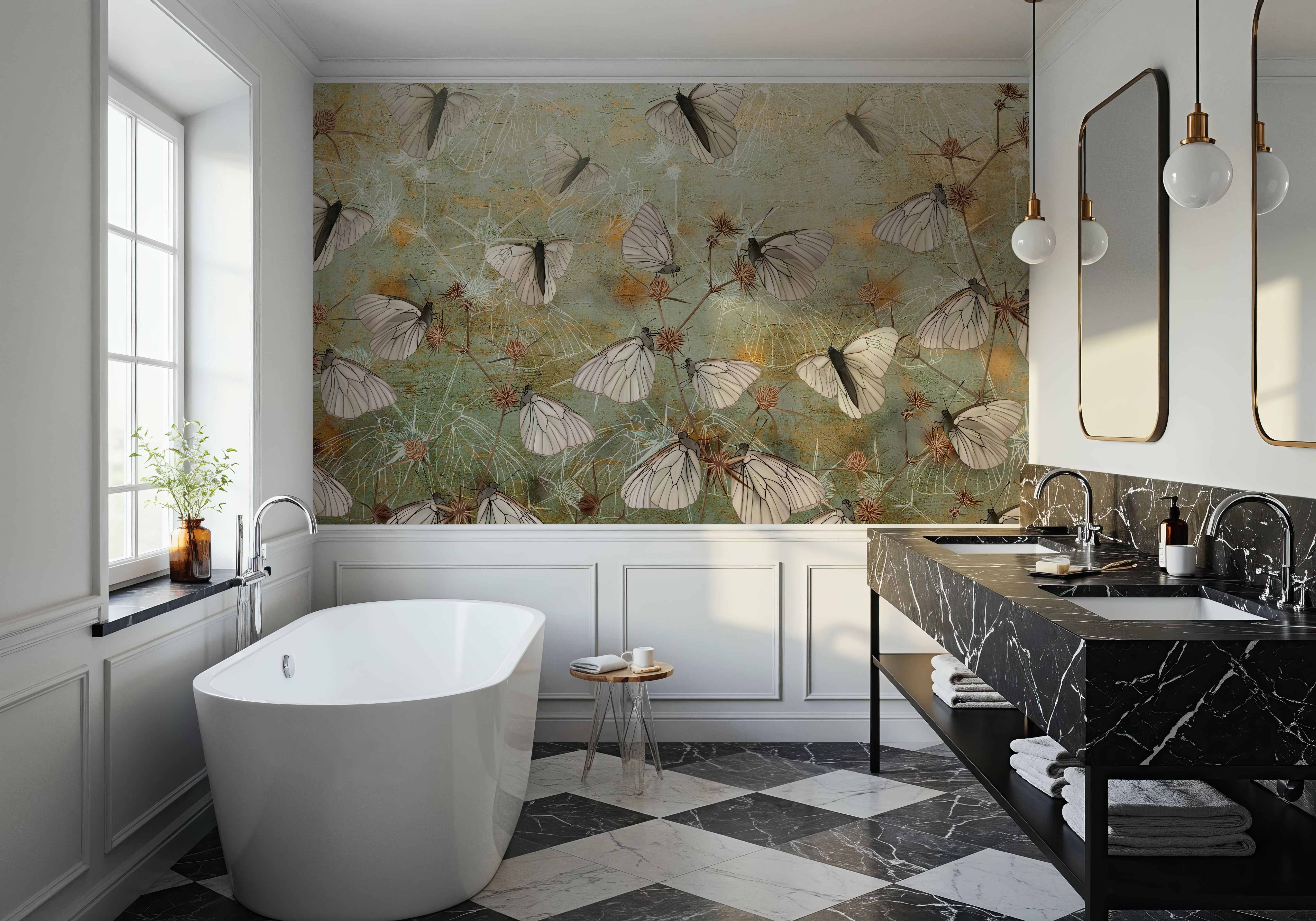 Butterfly Garden, Wallpaper