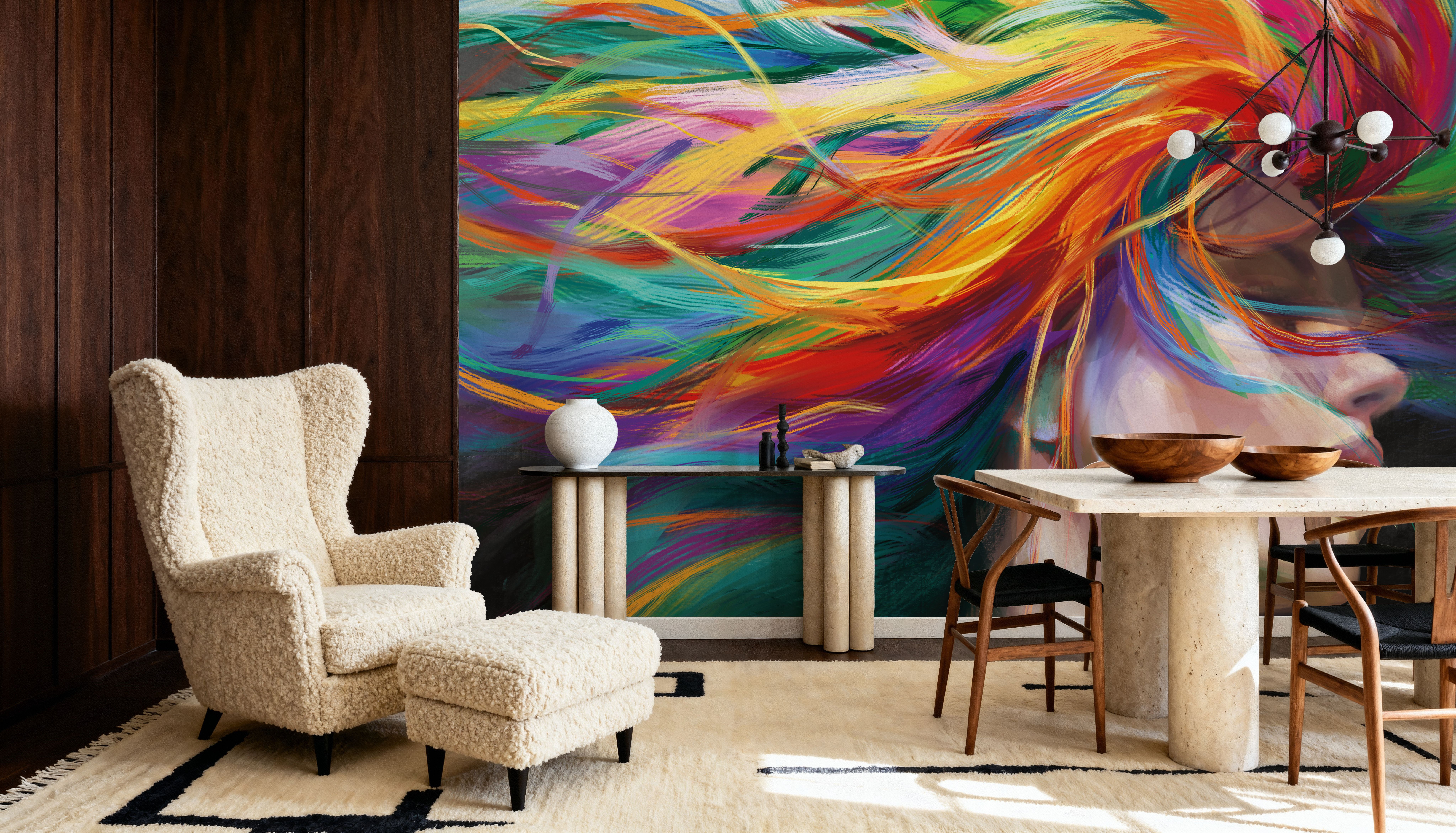 Rainbow Hair, Wallpaper