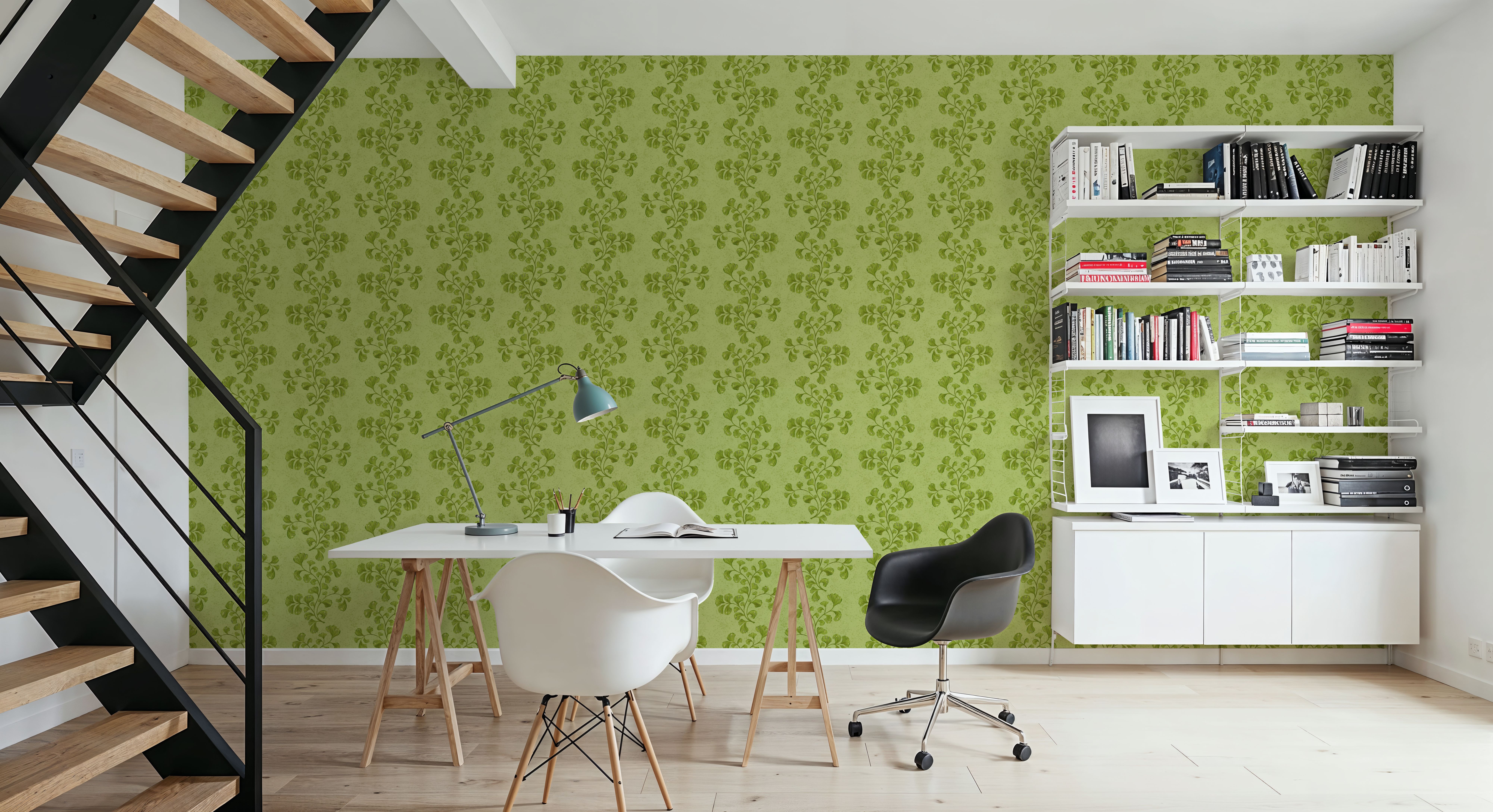 Fern Stripes, Lime Green