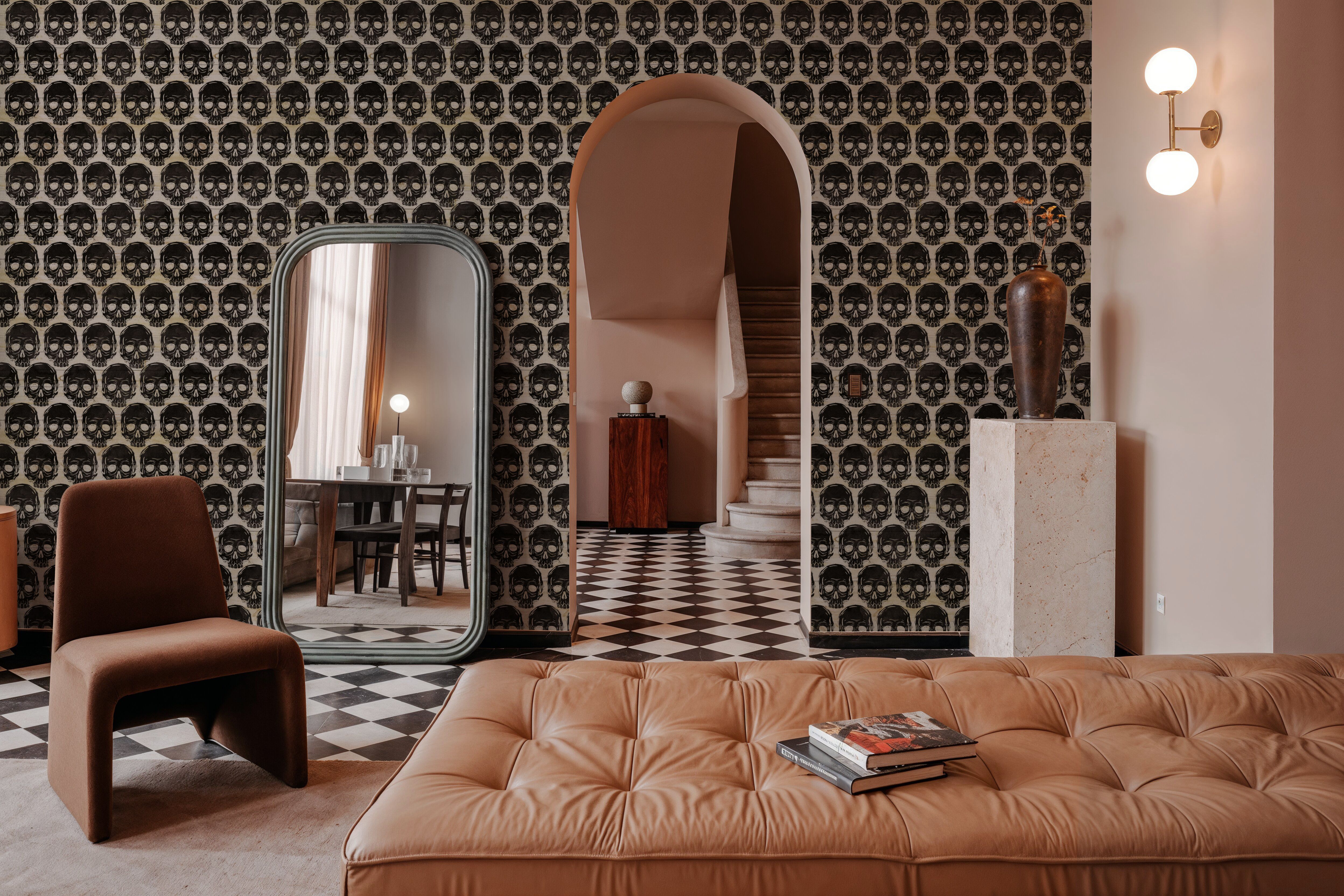 Skulls Everywhere Black