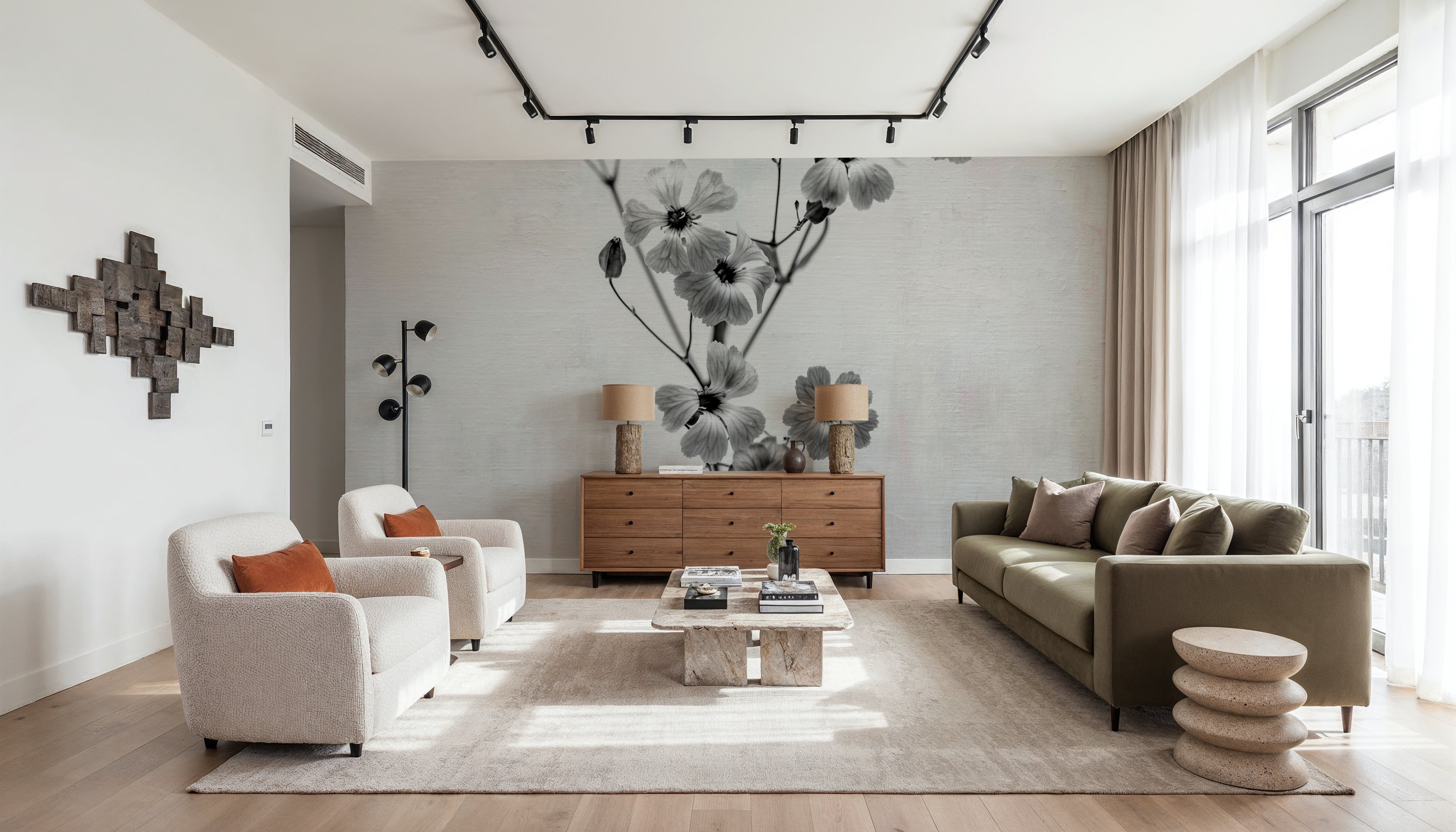 Wonderful Wildflowers XV Neutral