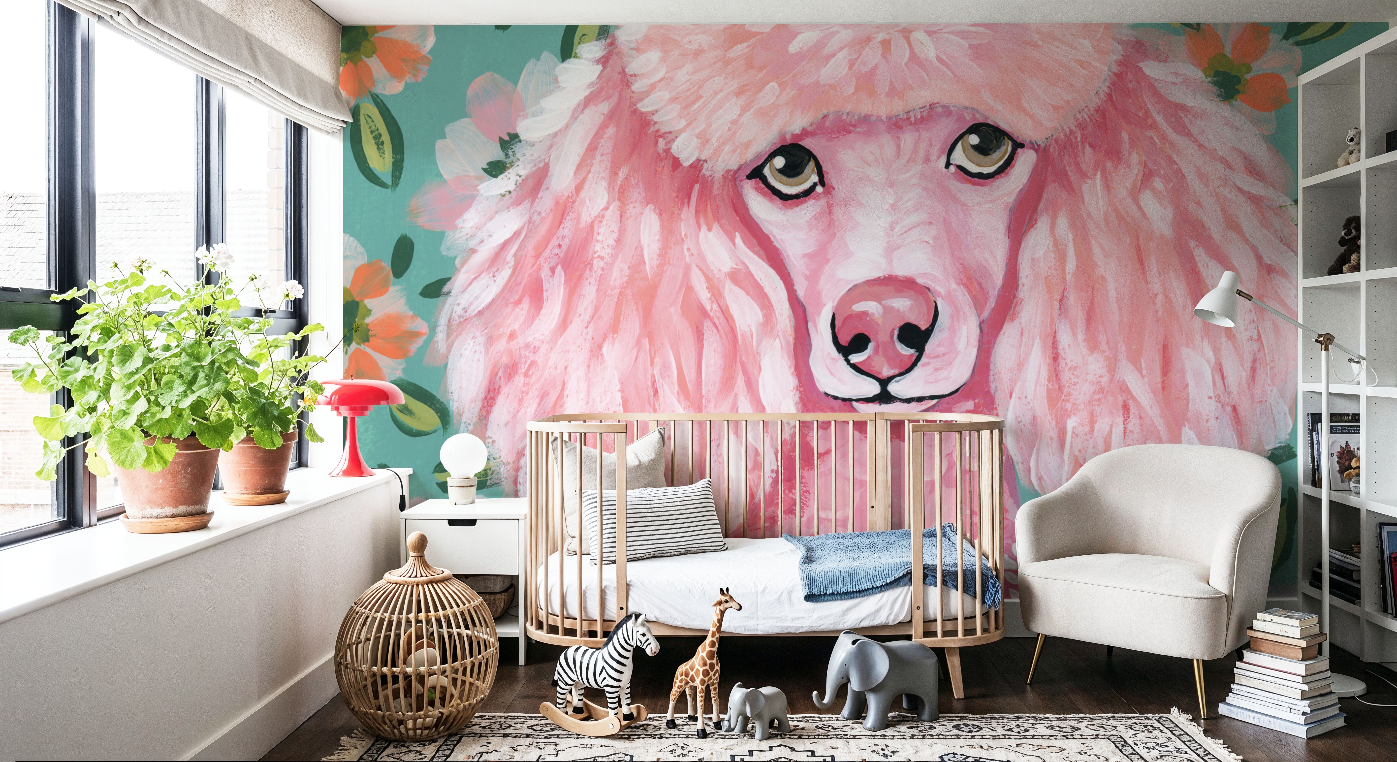 Poodle in Pink