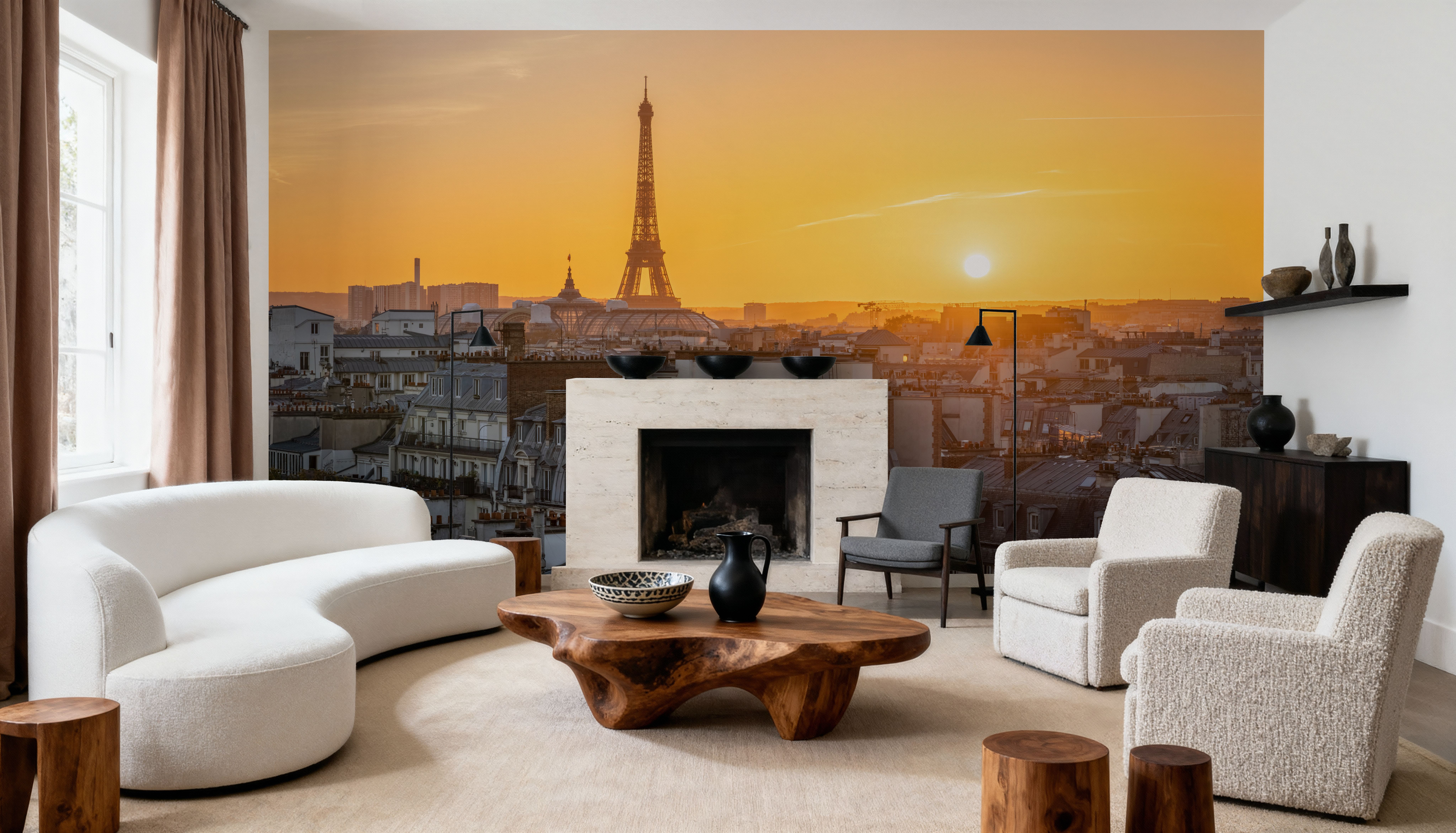 Sunset in Paris