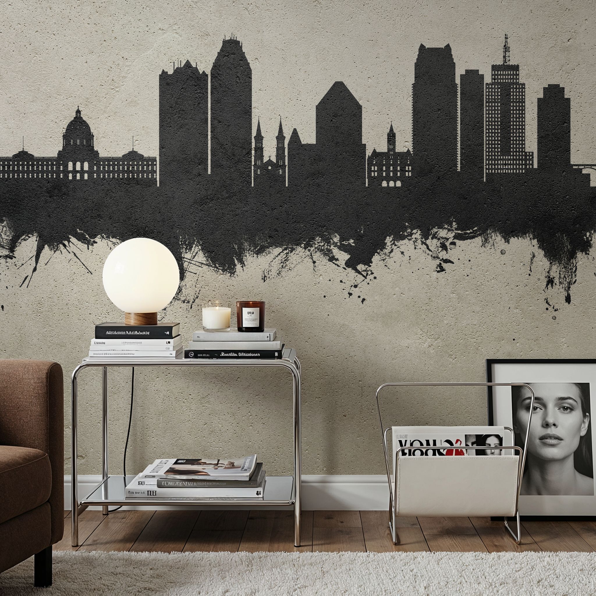 Saint Paul Minnesota Skyline Concrete