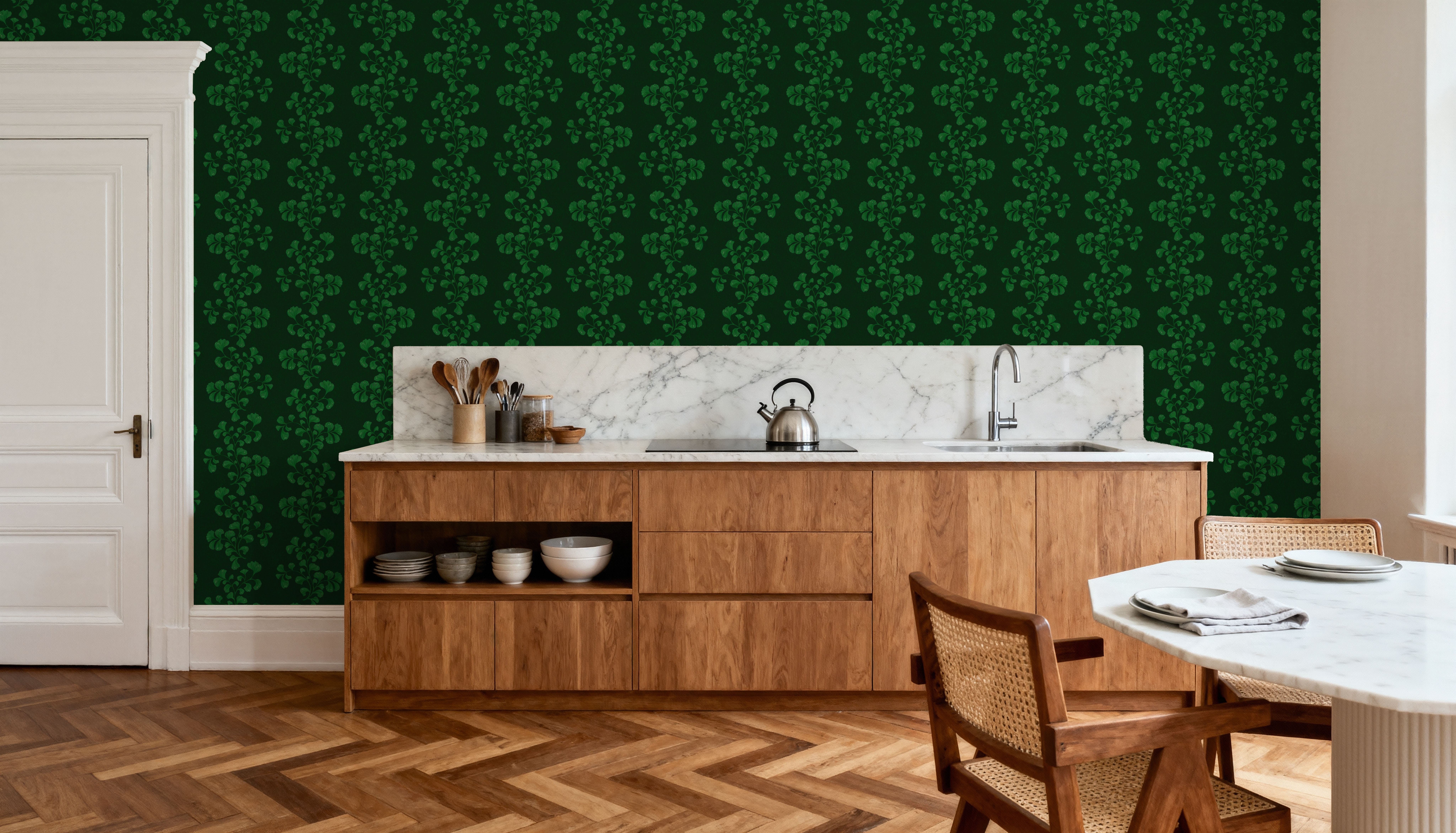Fern Stripes, Chlorophyll Green