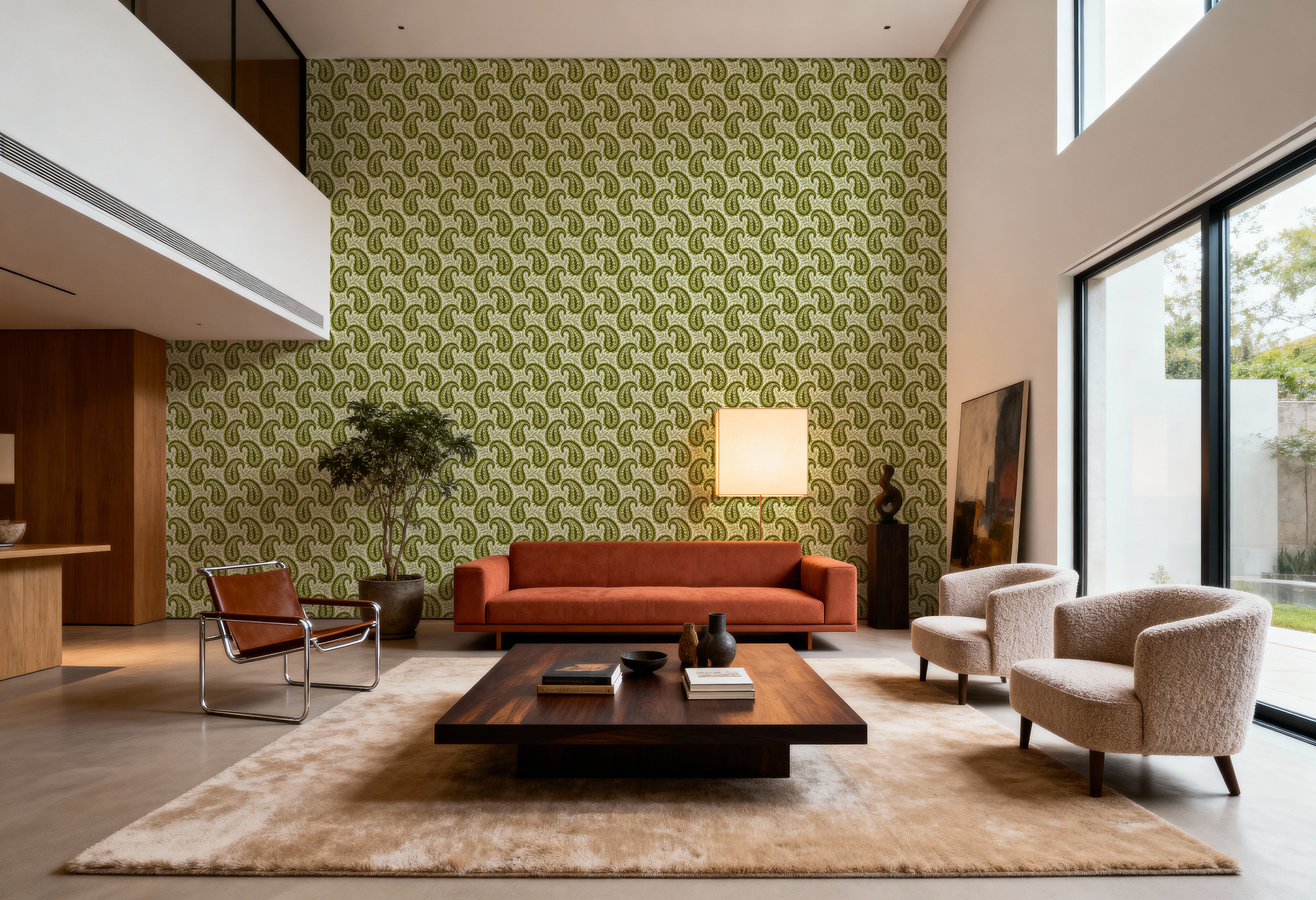 Botanical Paisley, Olive