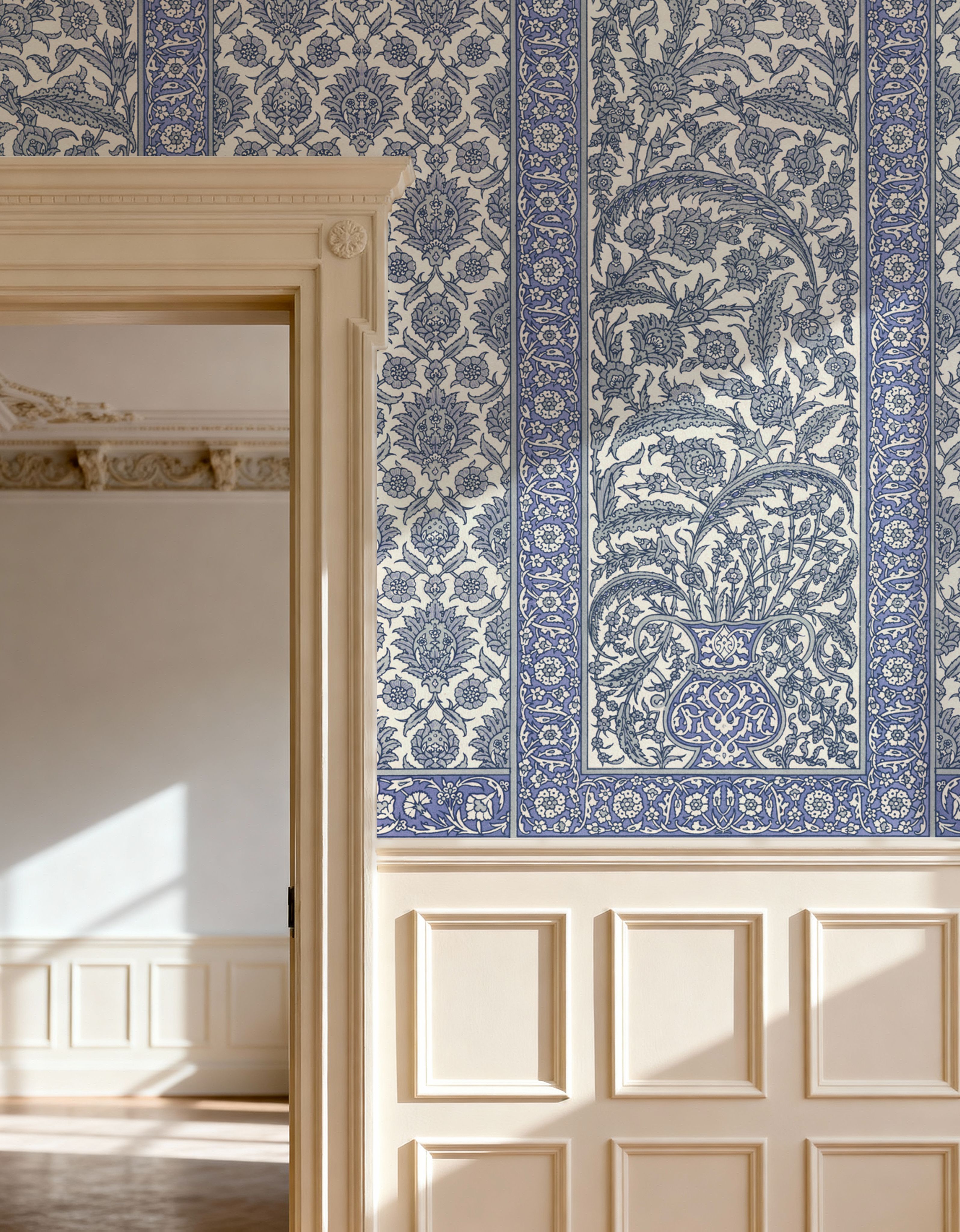 Riad Ornaments, Periwinkle