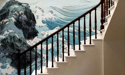 Kojima Island, Japanese Woodcut