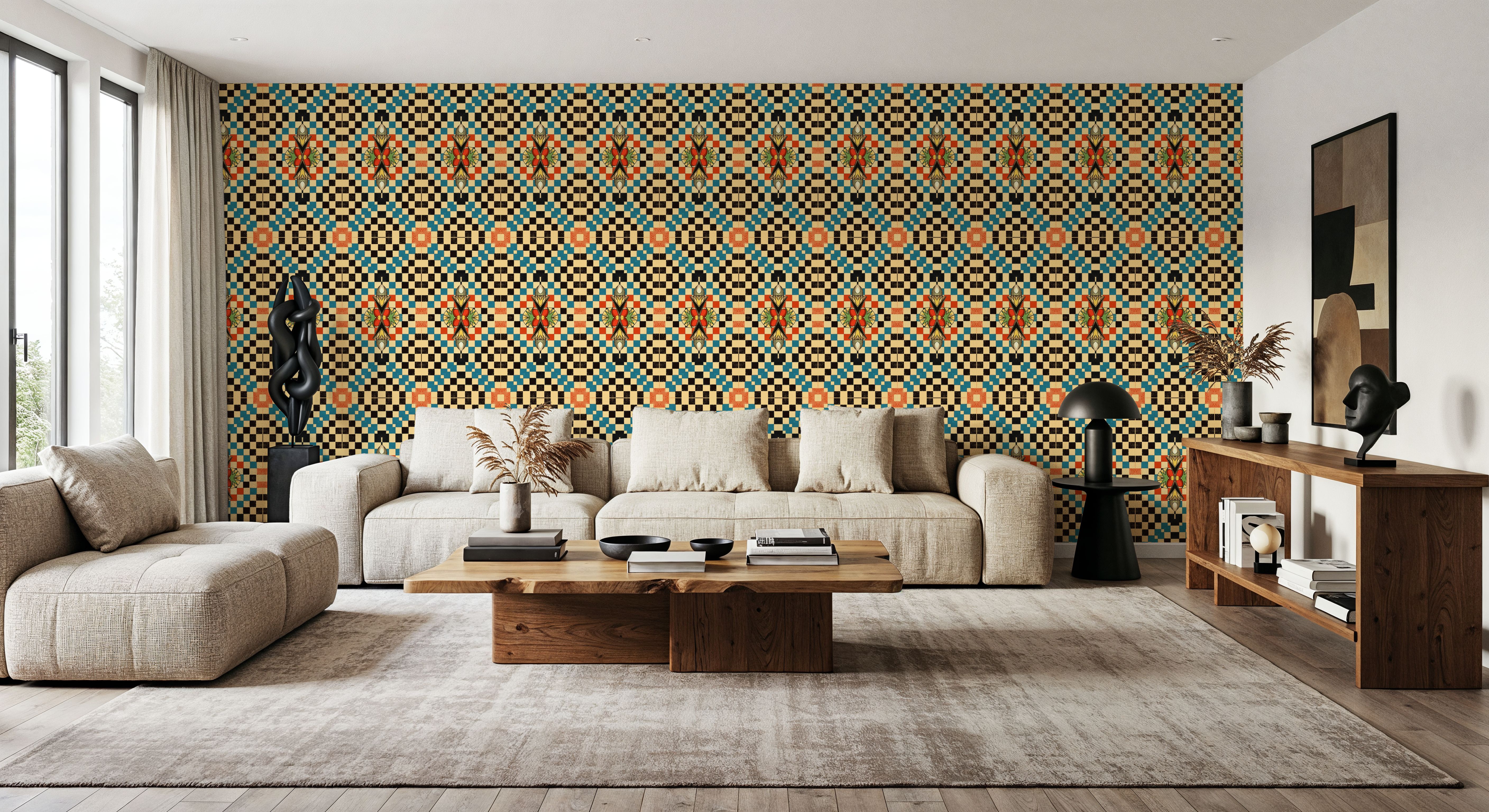 Ornamental Checkers no.III