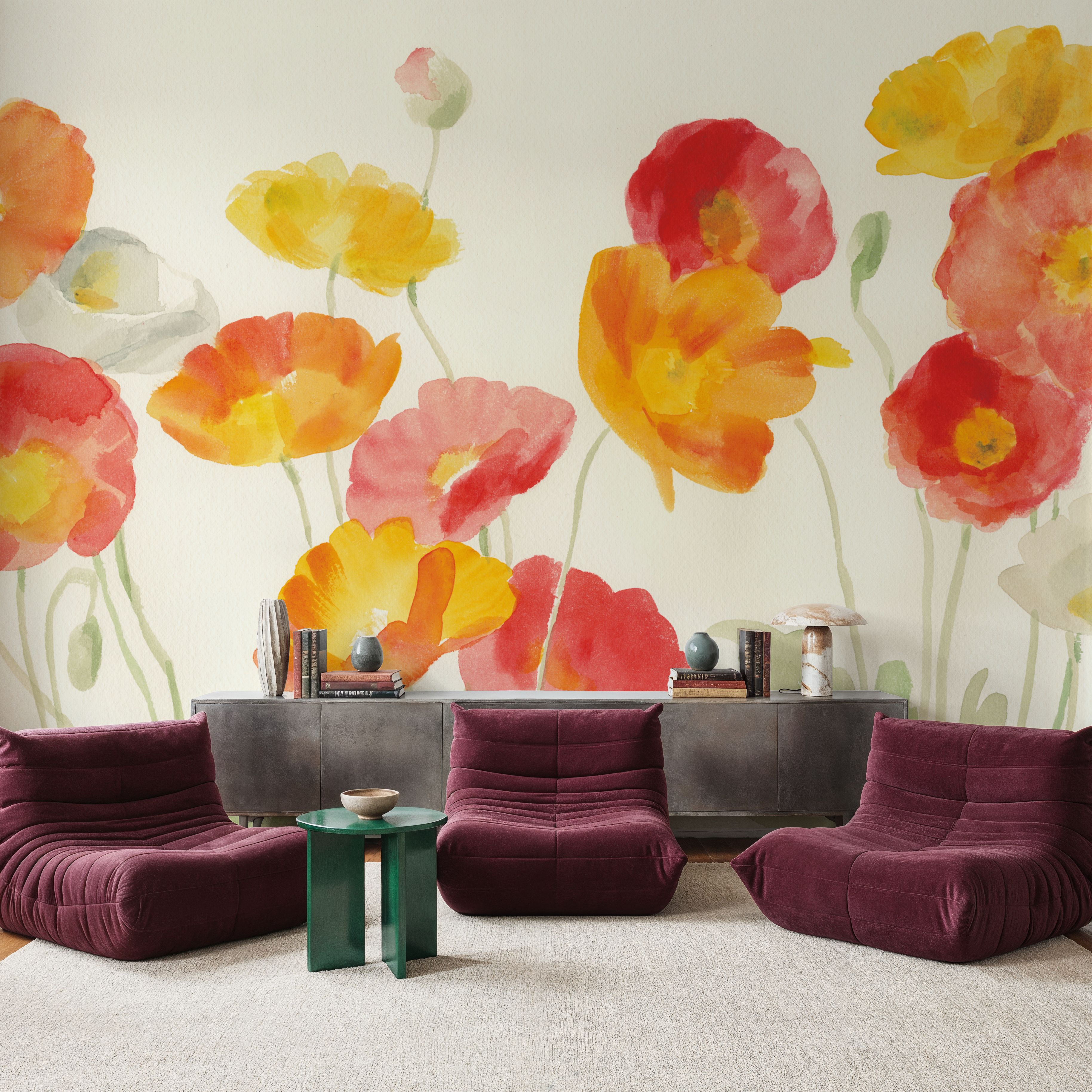 Bright Poppies III