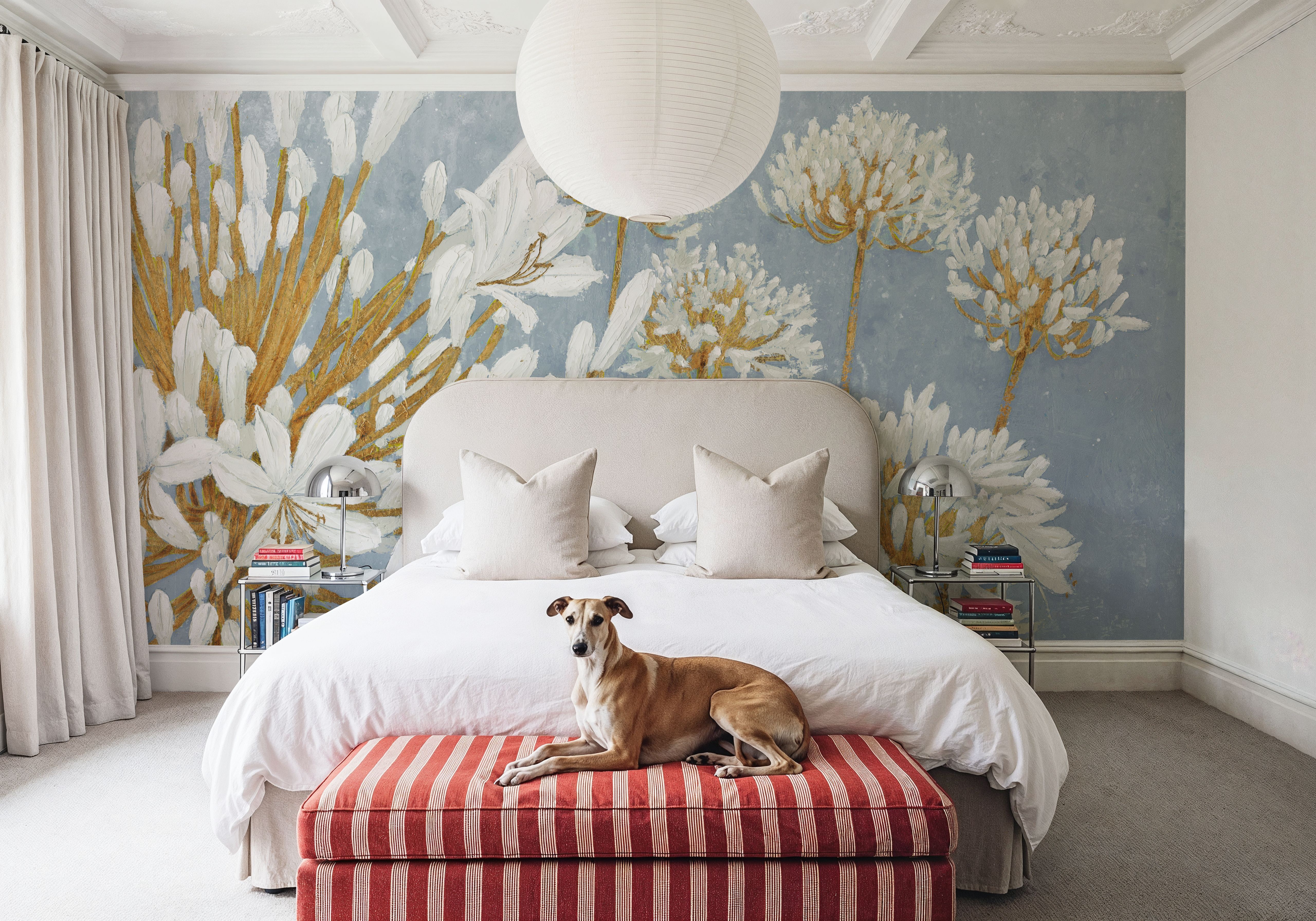 Golden Spring Blue Gray, Papier peint