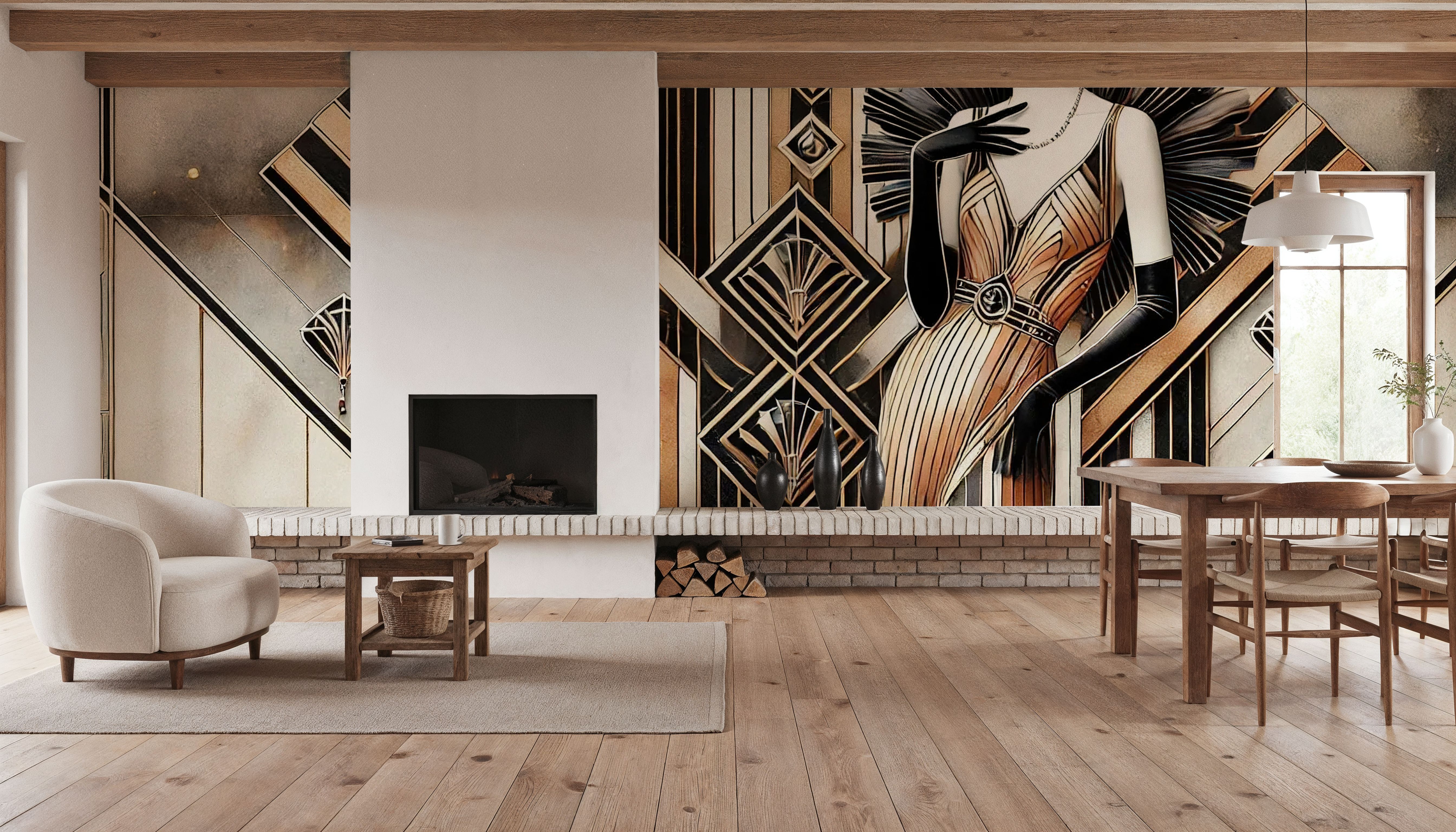 Gatsby Glamour, Papier peint