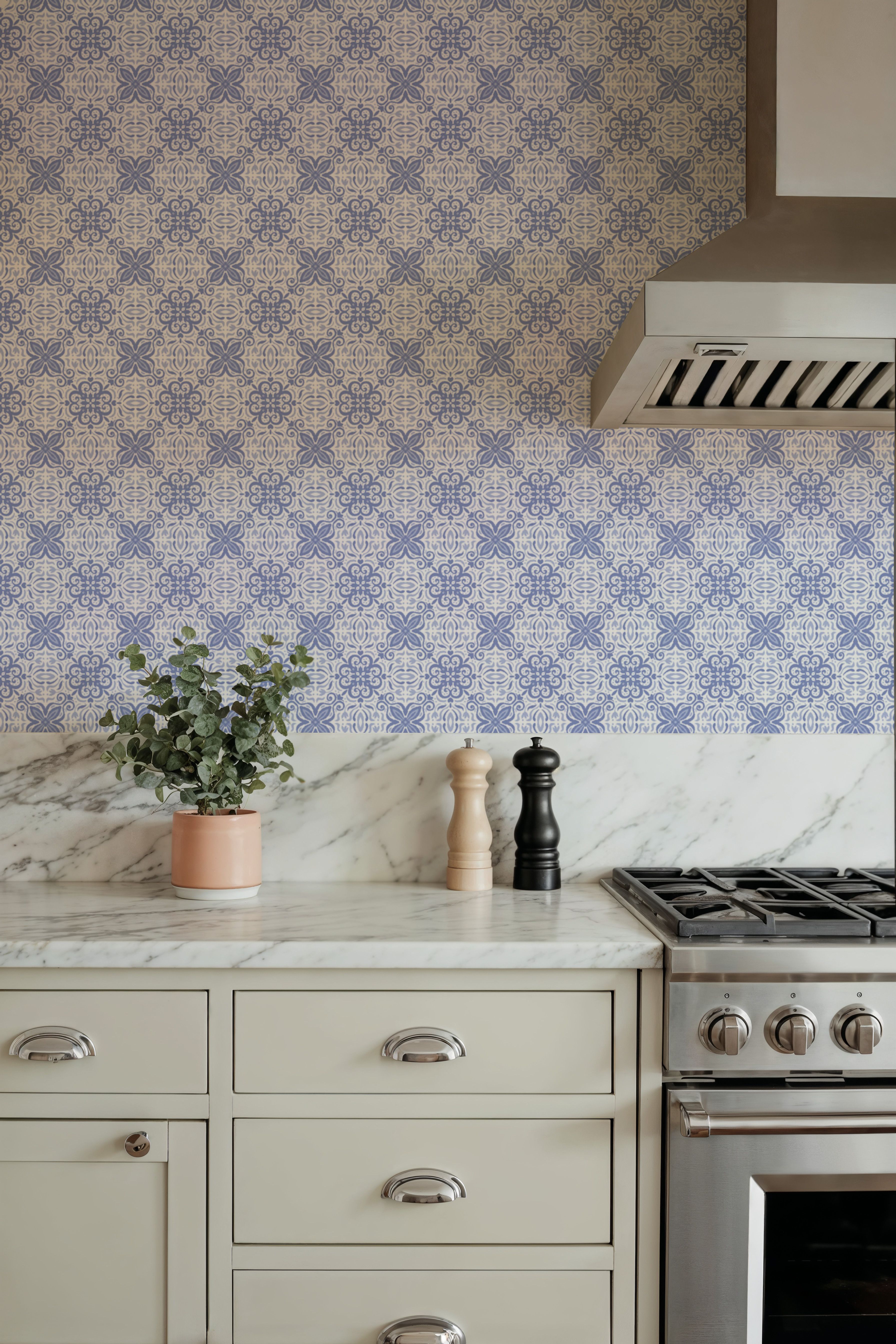 Italian Tiles, Periwinkle