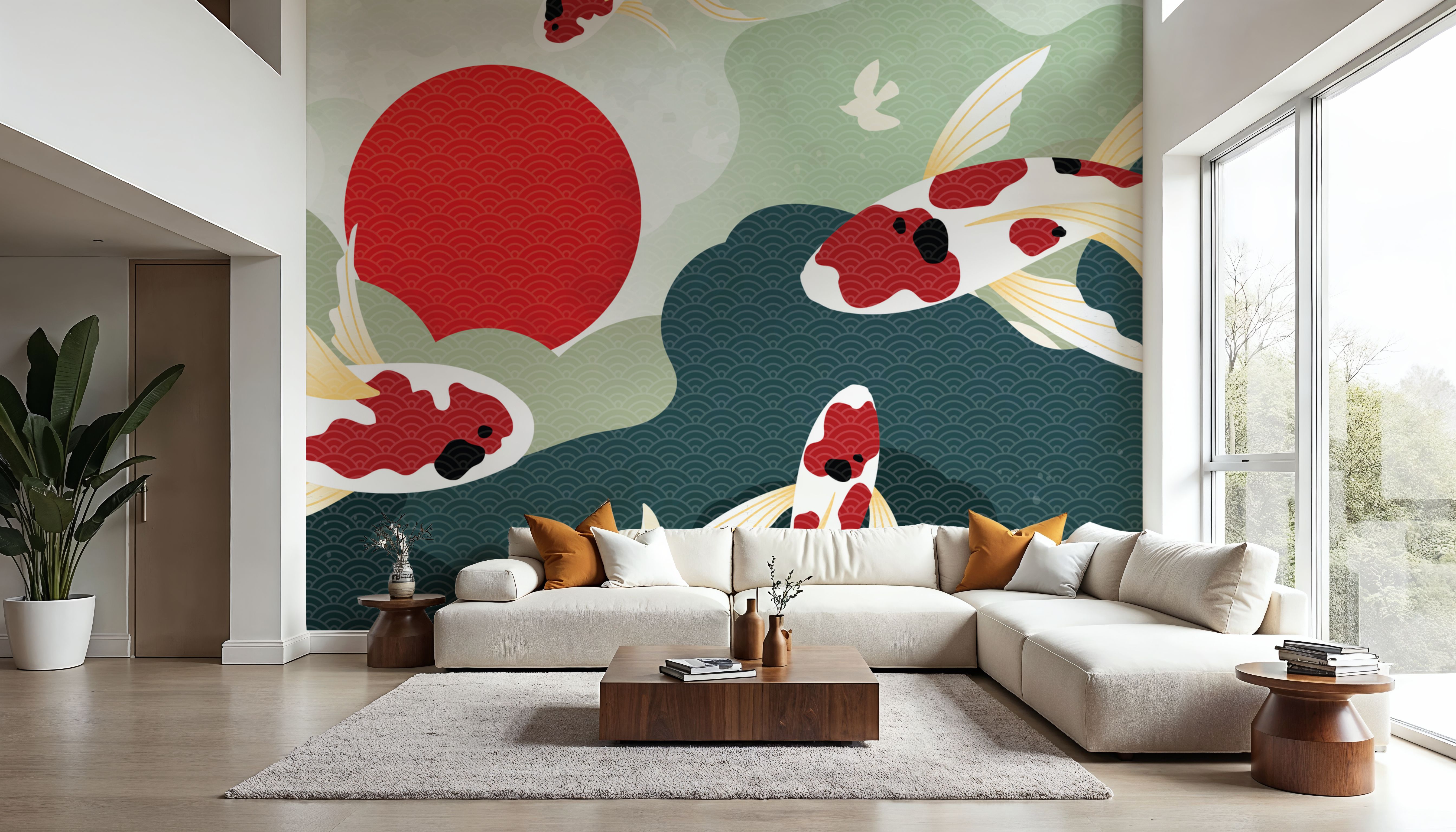 Carp Luxury, Wallpaper