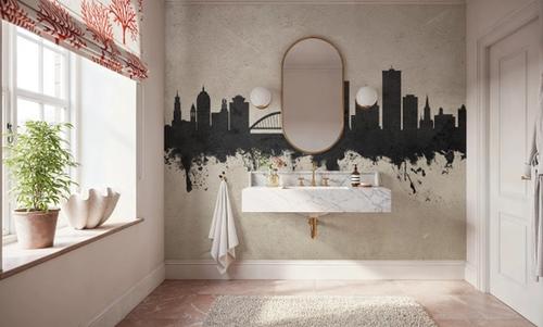 Rochester New York Skyline Concrete