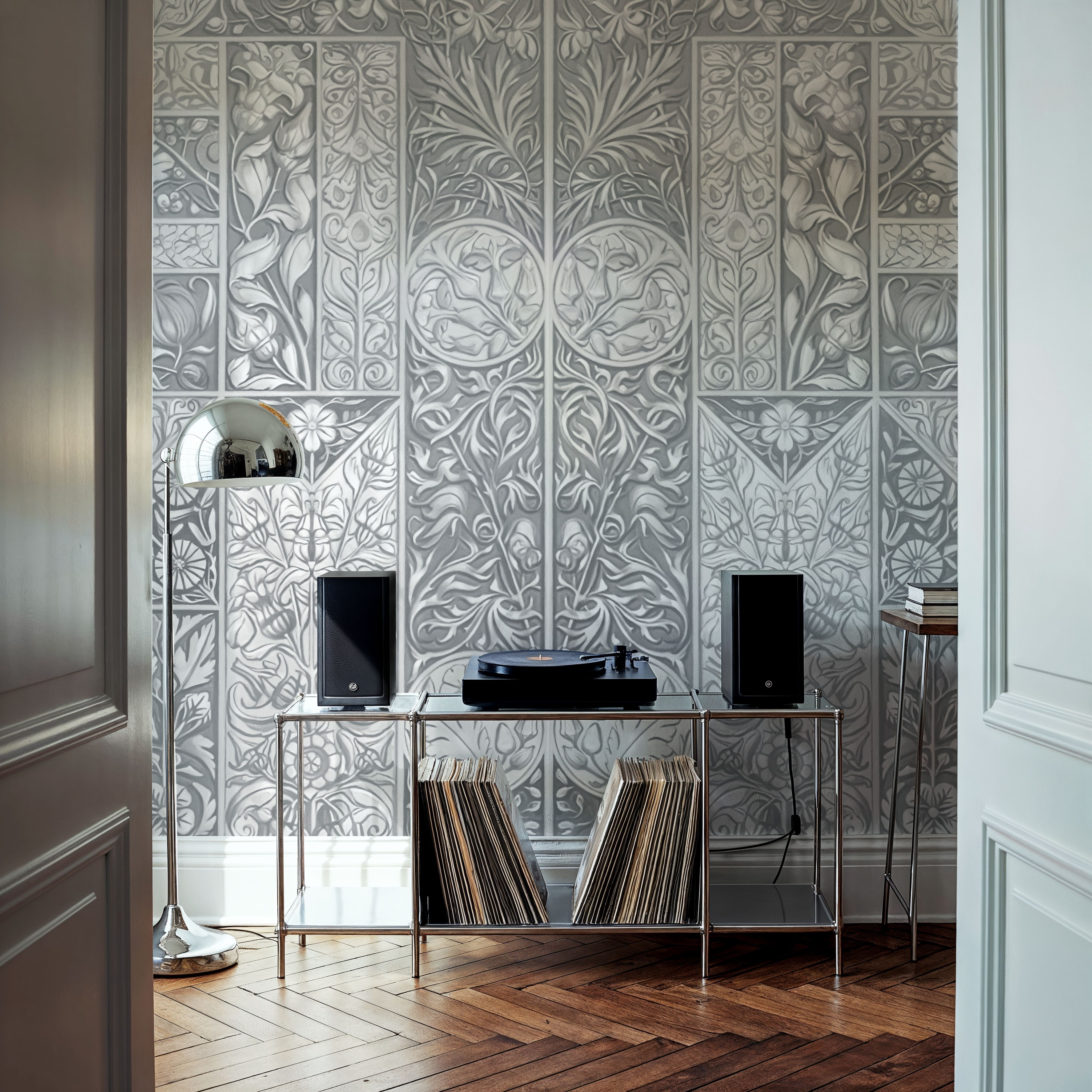 Flower Collection, Gray