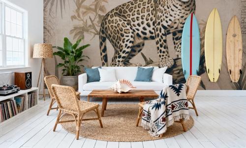 Cheetahs Exotic Jungle Monochrome