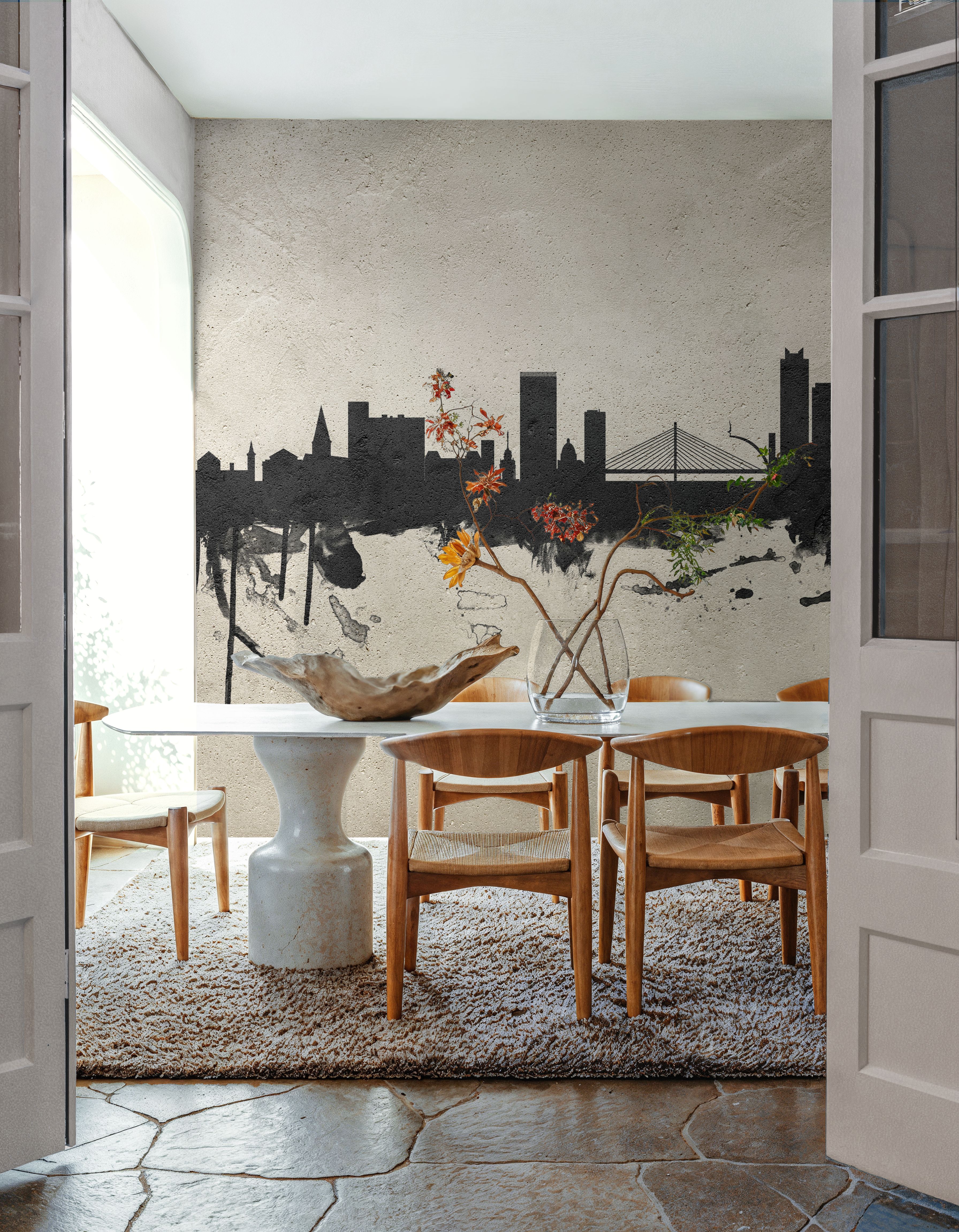 Liege Belgium Skyline Concrete