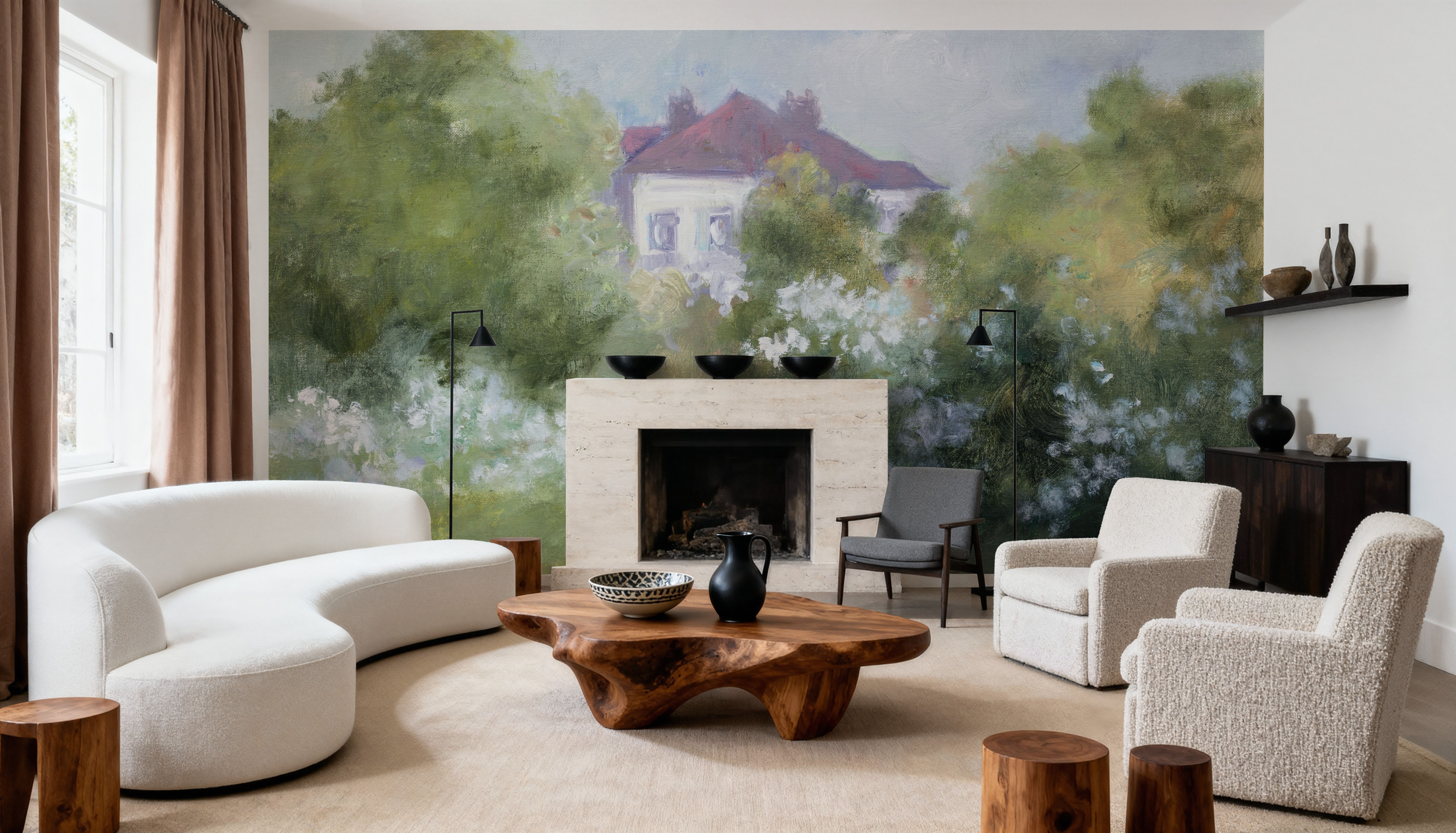 Countryside Haven, Wallpaper