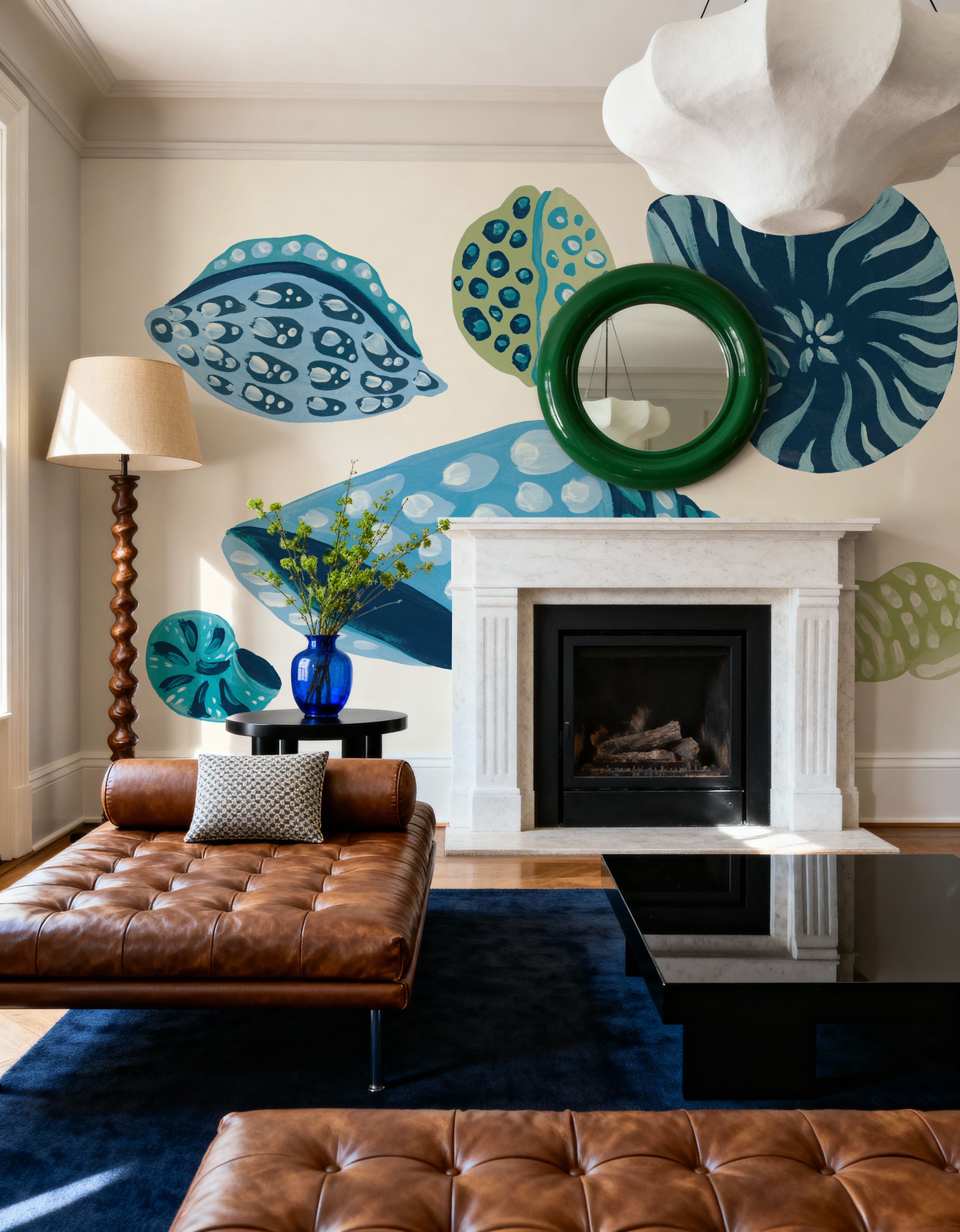 My Tropical Shell Collection I Blue