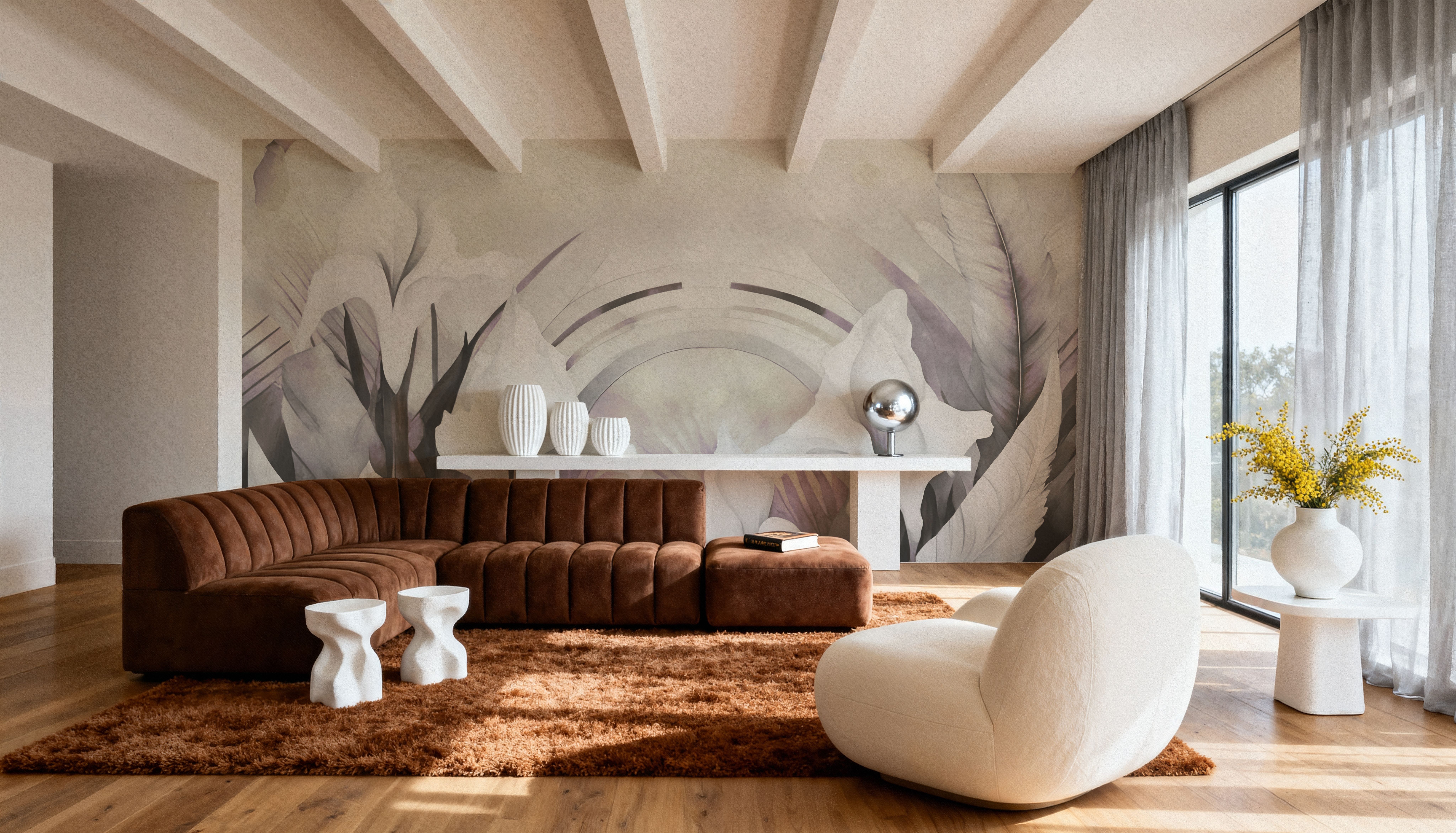 Irises and Feathers Smoke