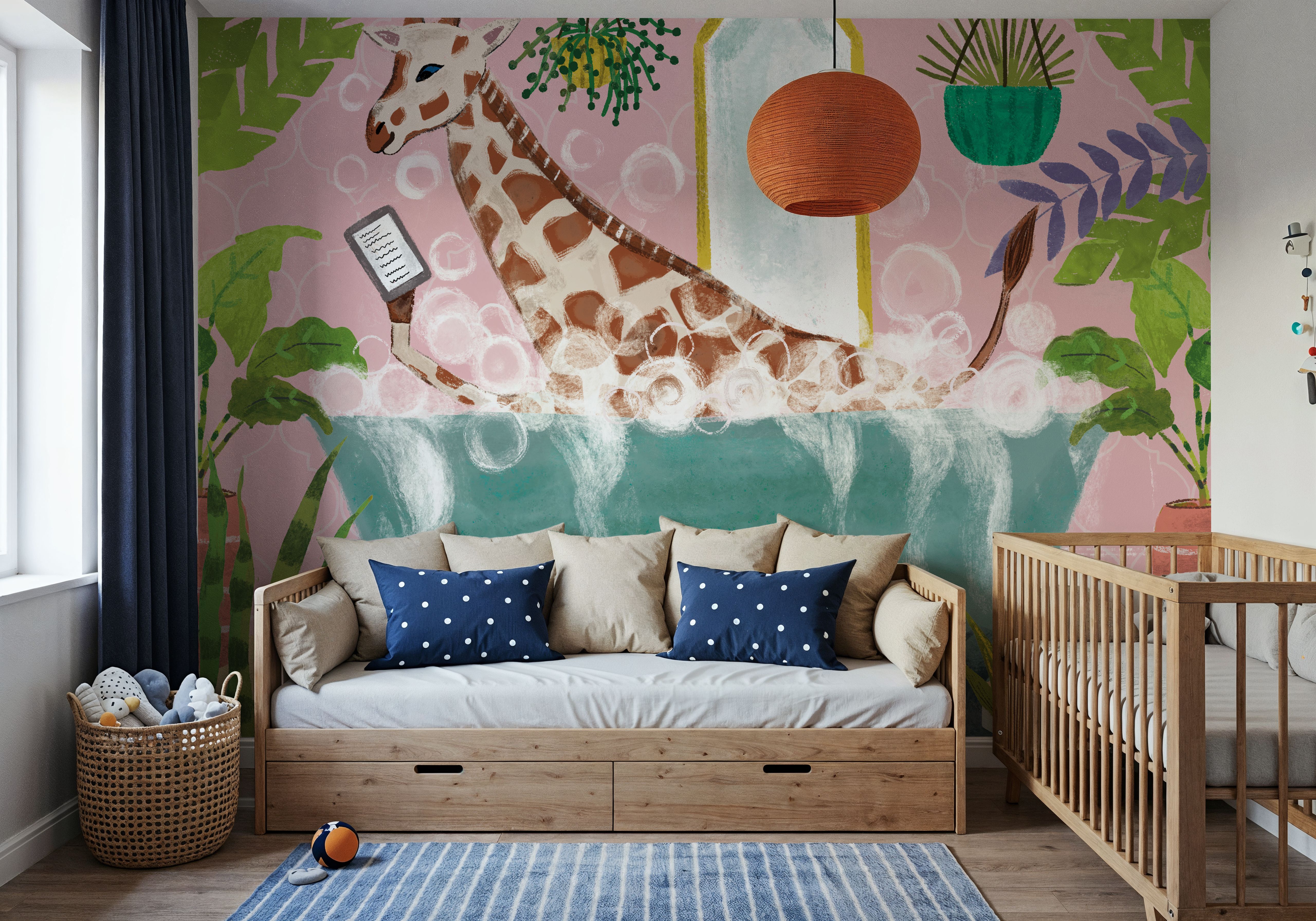 Giraffe in Tub