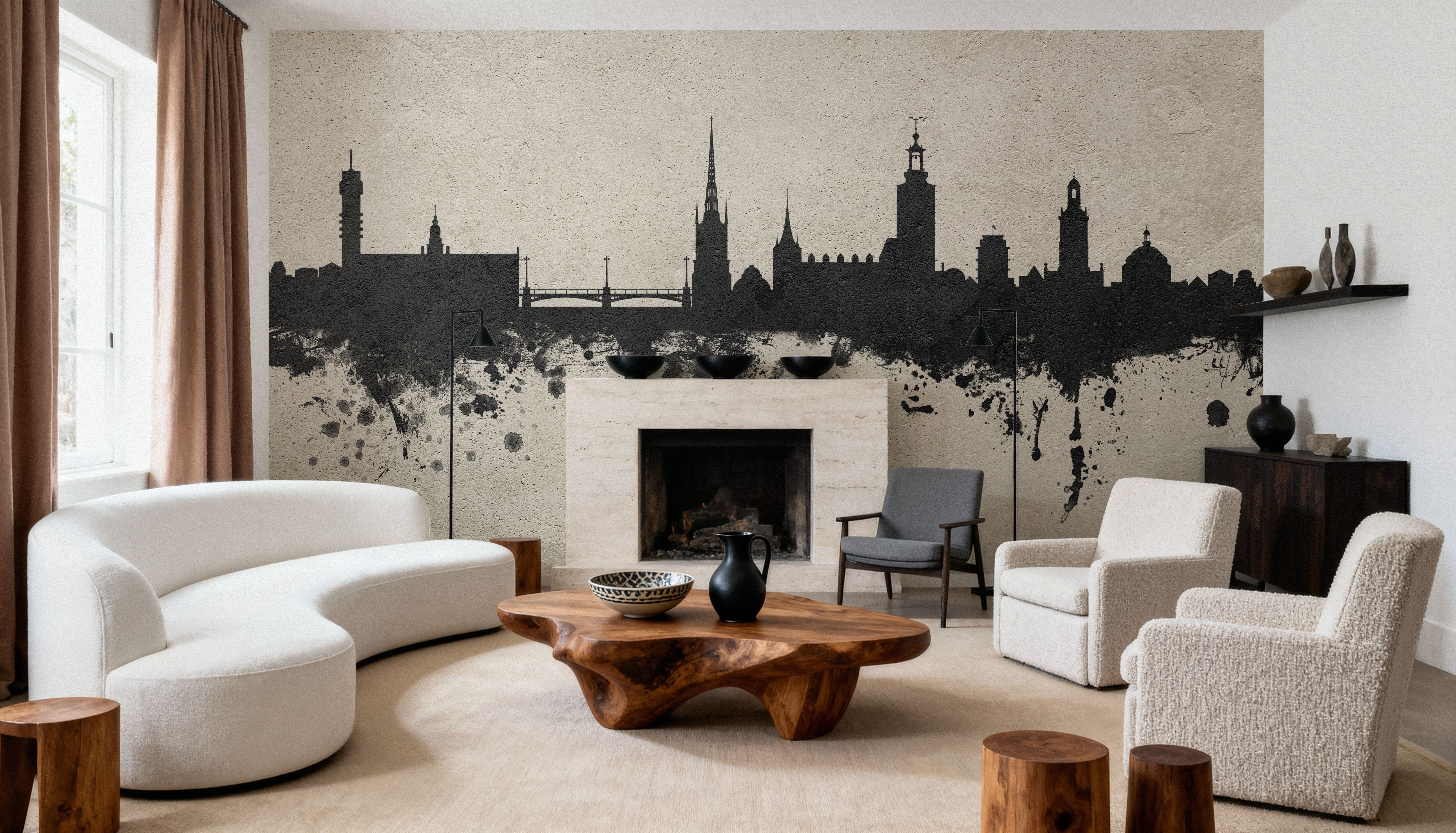 Stockholm Skyline Concrete