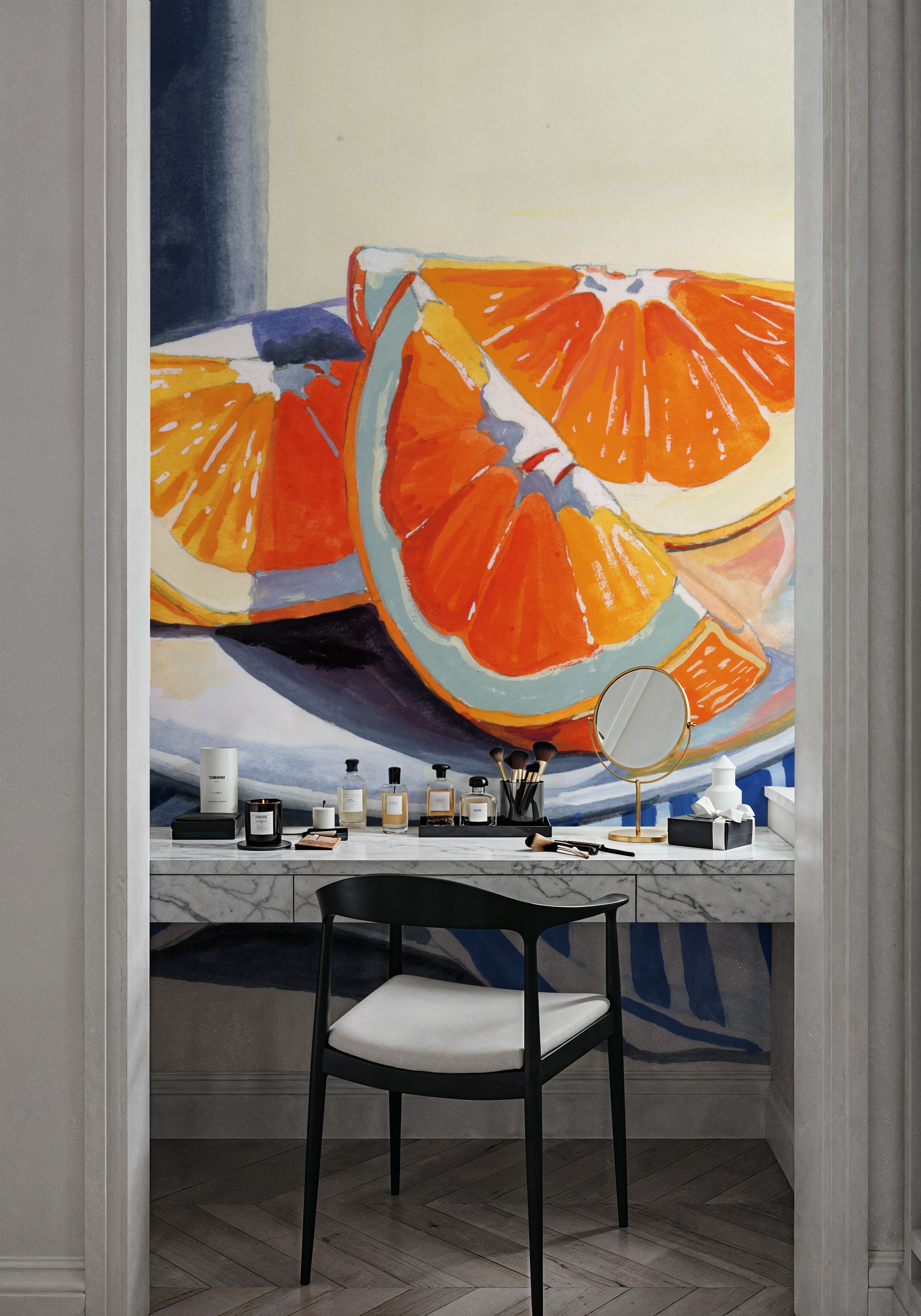 Fresh Cut Citris on Linen