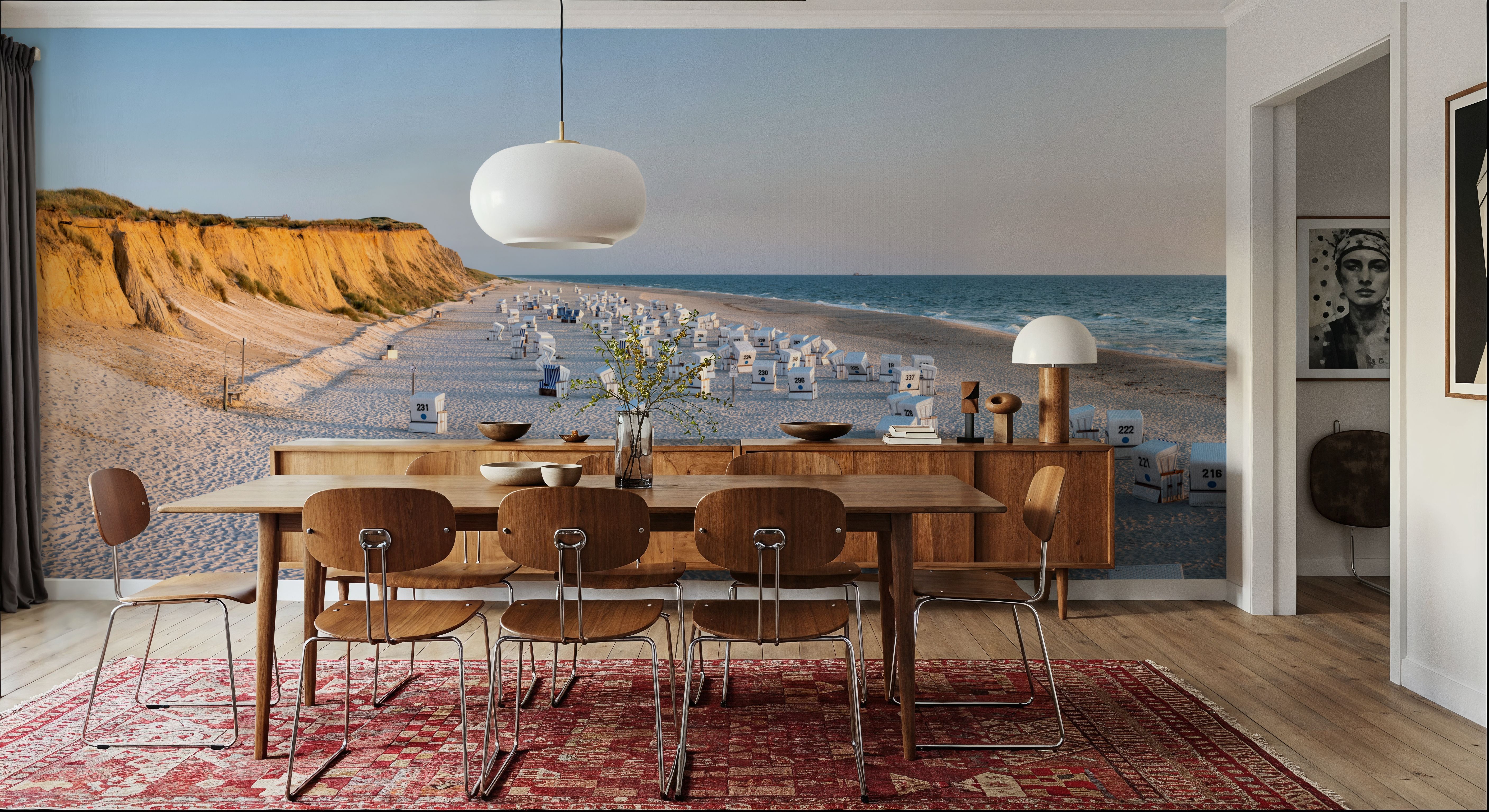 Red Cliff, Papel pintado