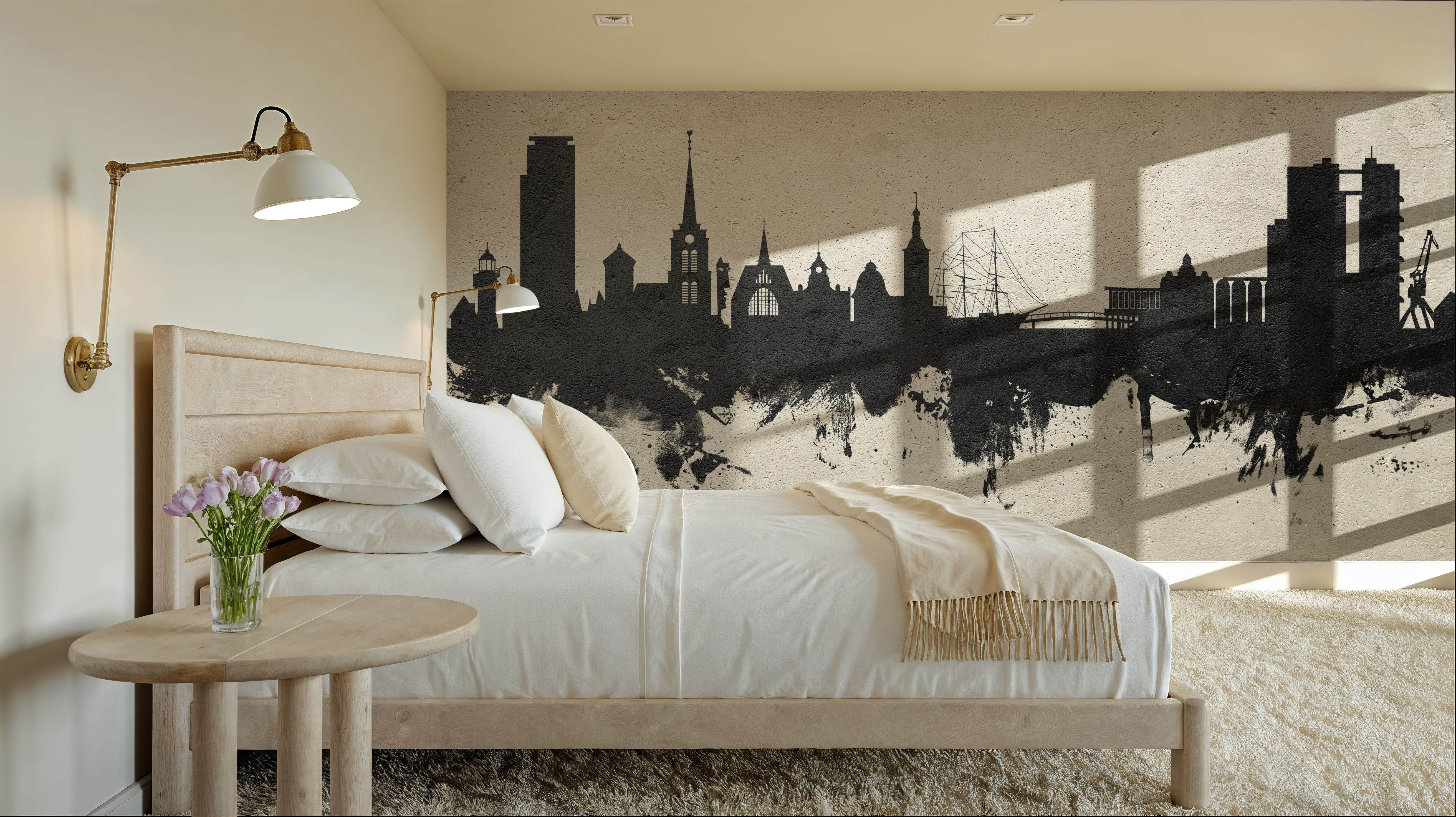 Halmstad Sweden Skyline Concrete