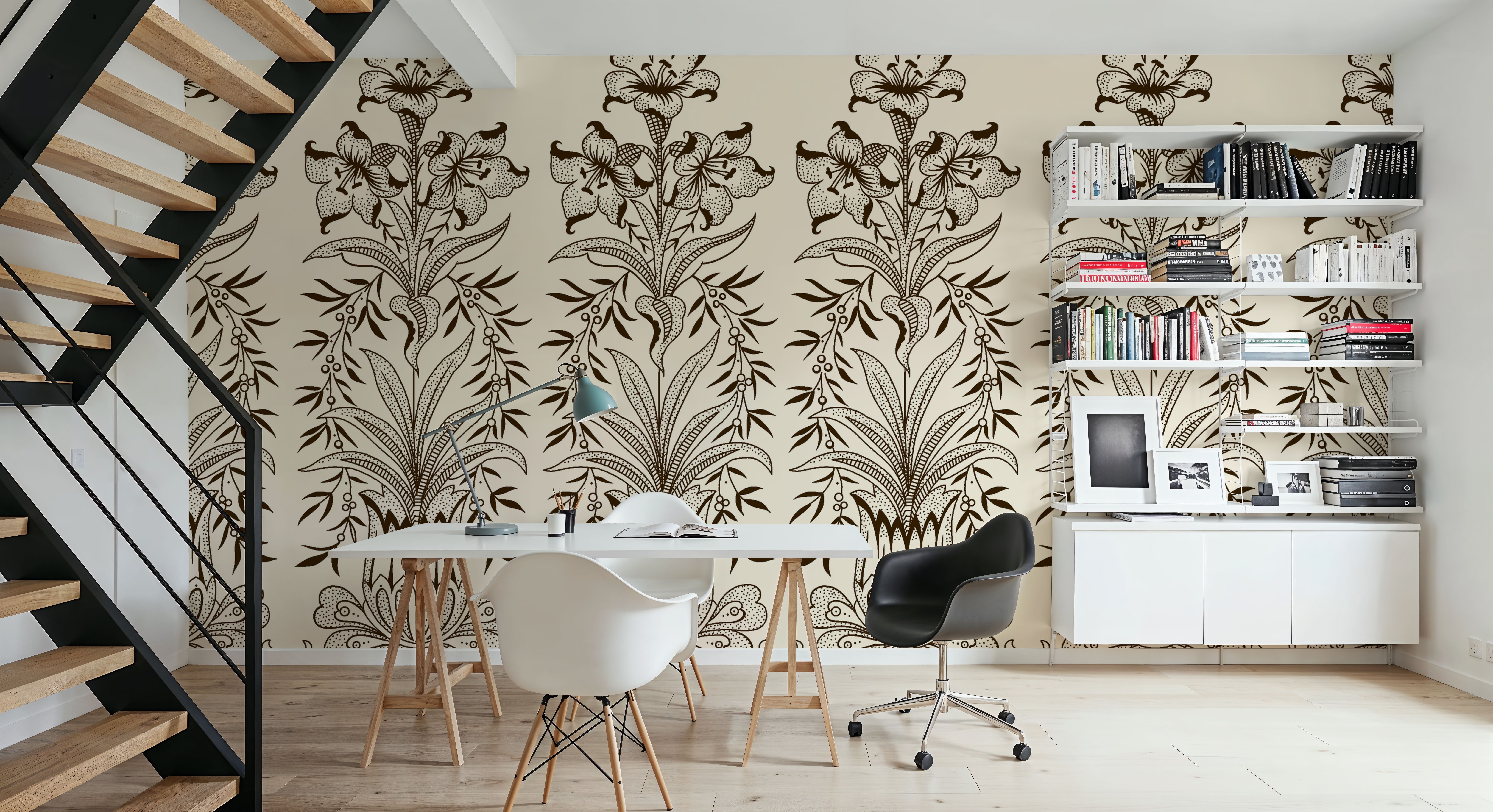 Ornamental Lilies, Wallpaper