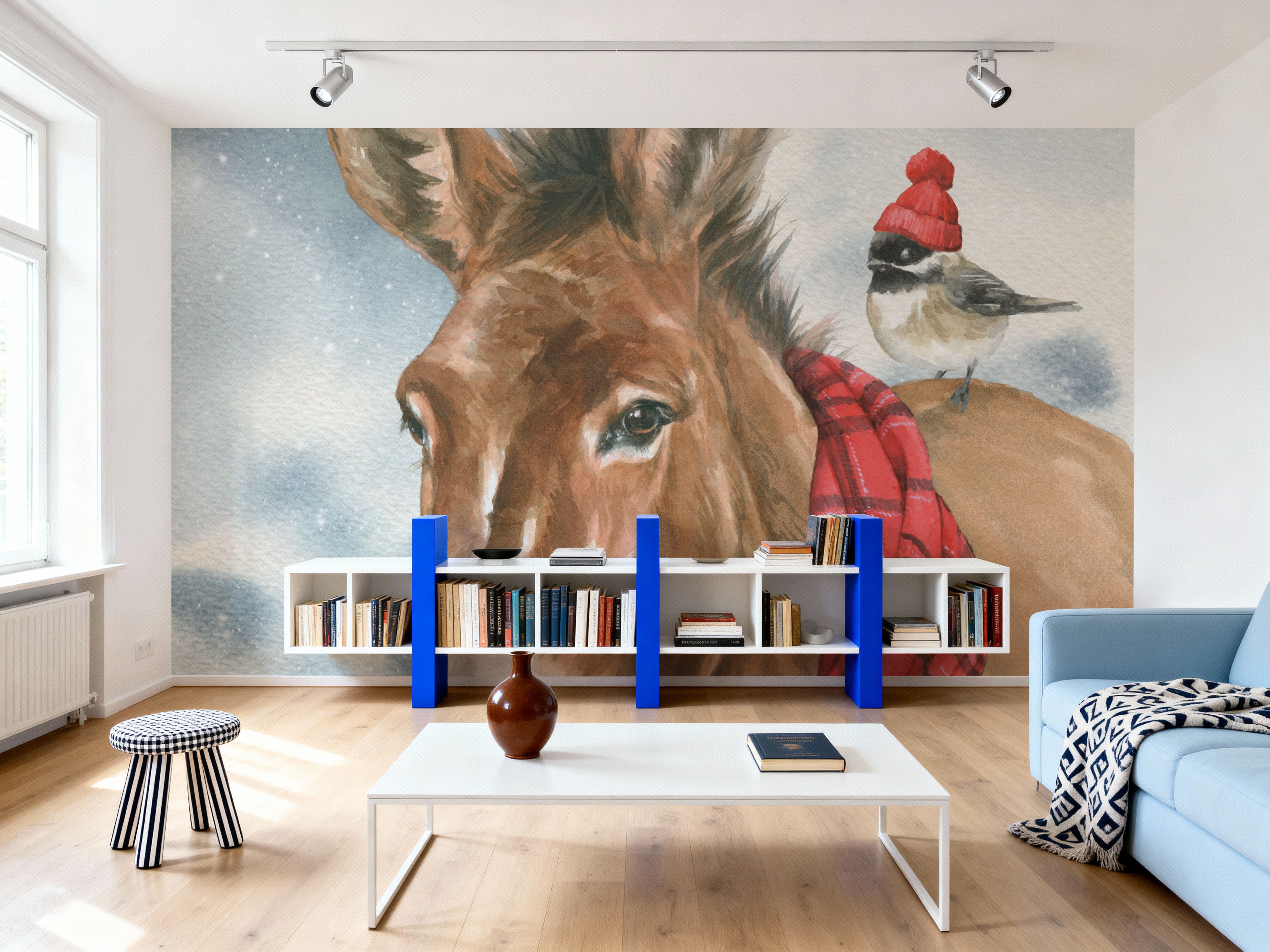 Winter Donkey