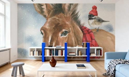 Winter Donkey
