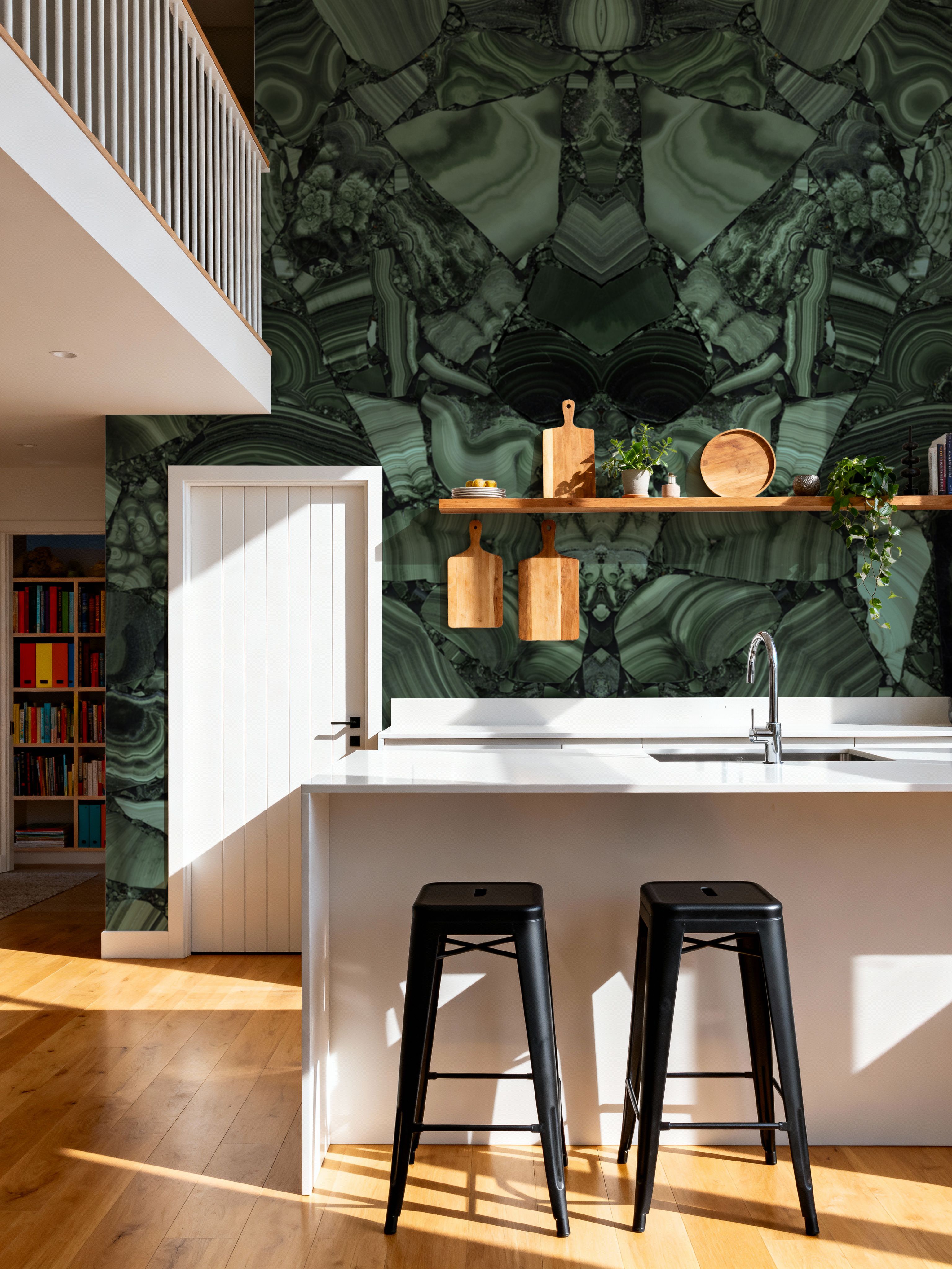 Malachite Vortex, Forest Green