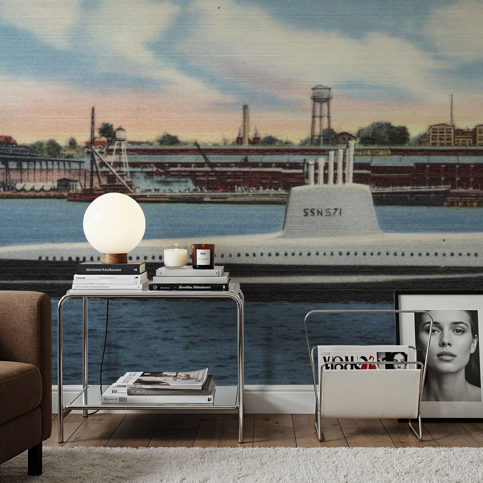 Greetings from USS Nautilus - Screenprint Postcard